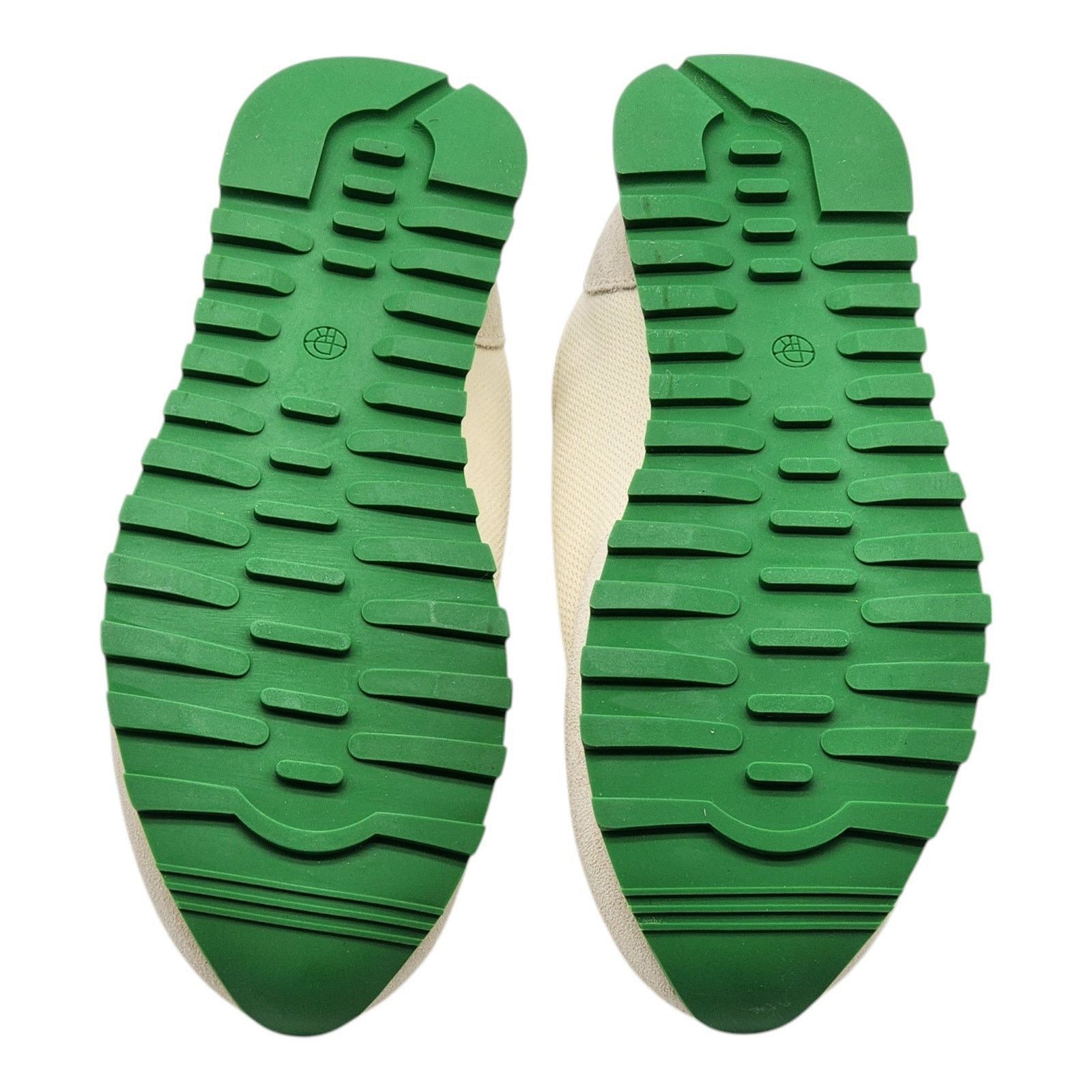 The Row Owen Runner Sneakers - Mesh & Suede - Beige/Green 35.5 Size US 5.5 / IT 35.5 - 6 Thumbnail