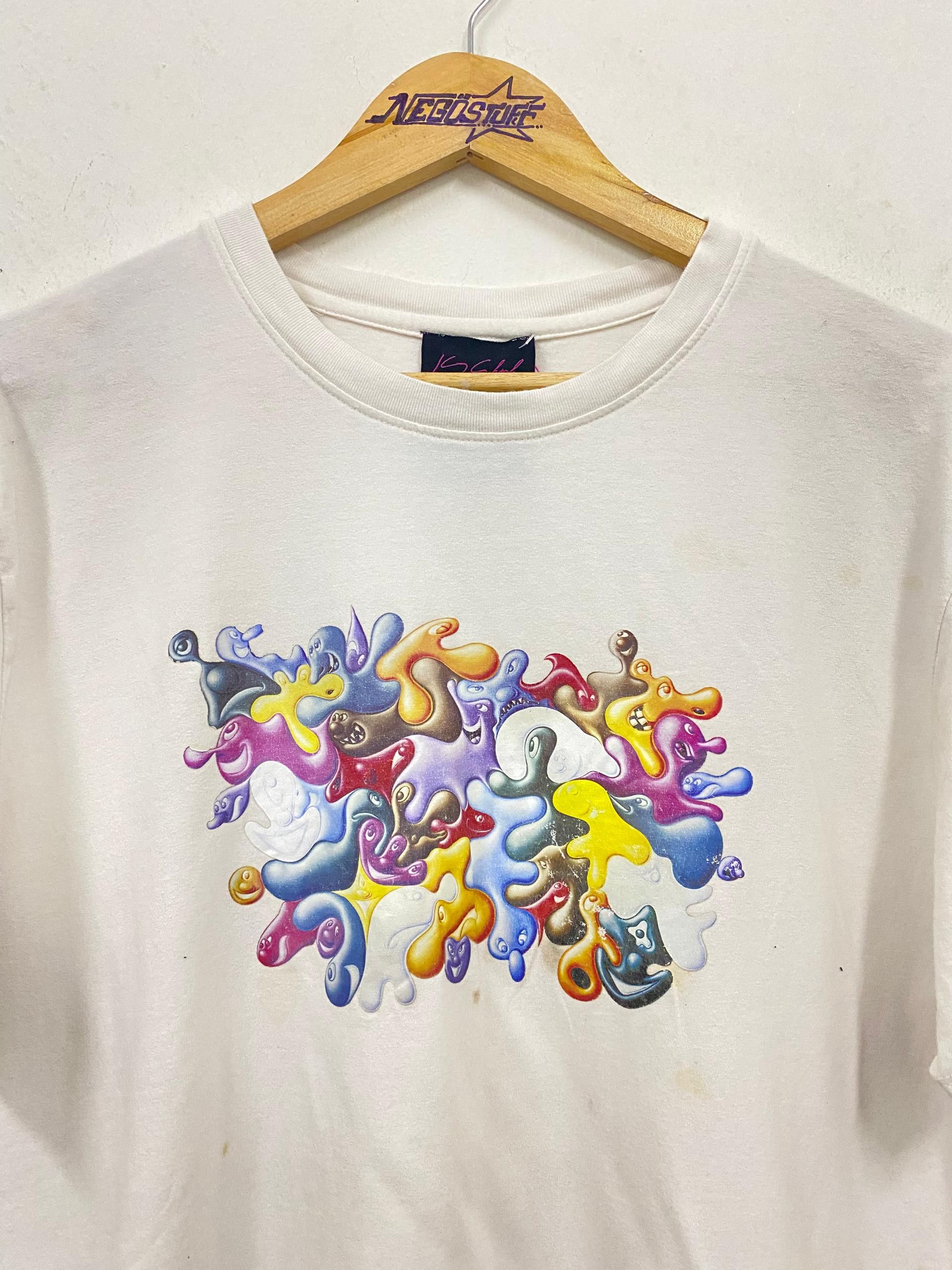 Forever 21 Y2K Art Kenny Shraft tee andy warhol picasso van gogh dali Size US M / EU 48-50 / 2 - 2 Thumbnail