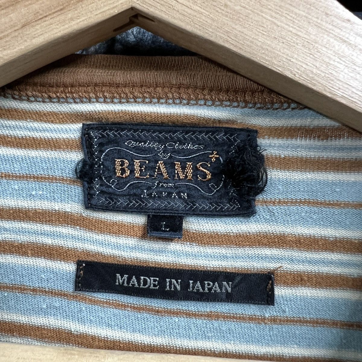 Beams Plus VTG BEAMS PLUS SINGLE POCKET STRIPE TEE Size US L / EU 52-54 / 3 - 3 Thumbnail