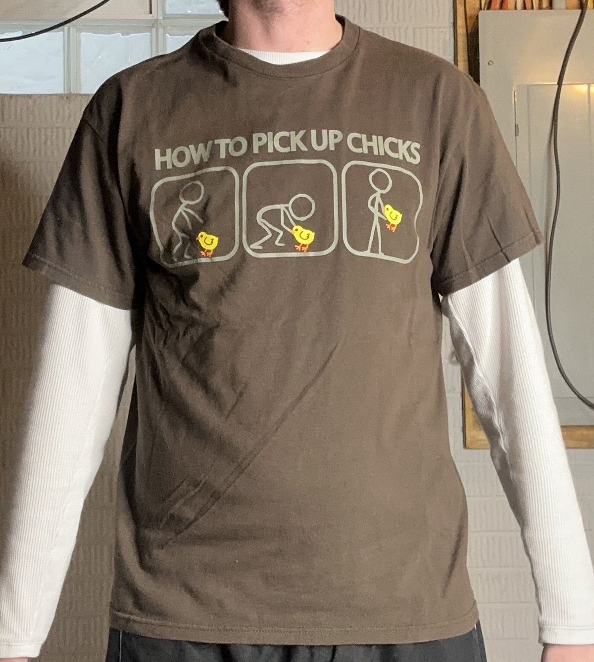 Vintage Vintage “How To Pick Up Chick” Funny Comedy T Shirt Size US L / EU 52-54 / 3 - 1 Thumbnail
