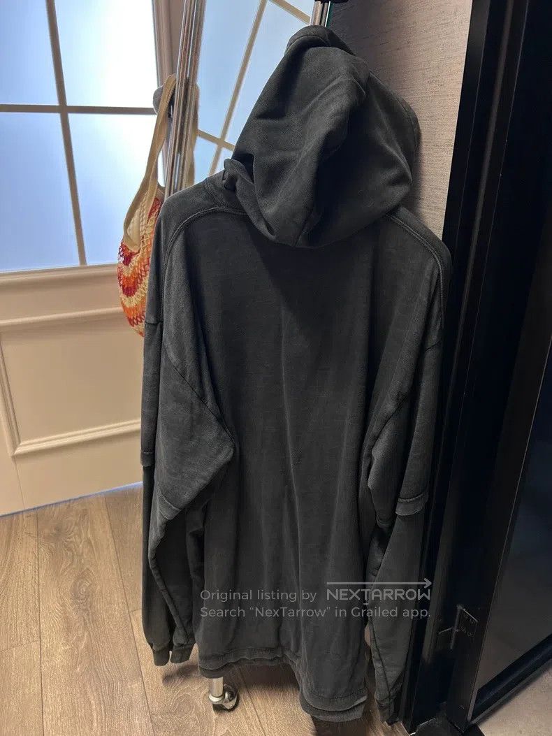 Balenciaga Balenciaga Faux Two-Piece Washed Hoodie Size US M / EU 48-50 / 2 - 2 Thumbnail