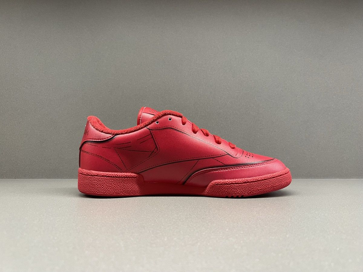 Maison Margiela × Reebok Reebok Club C TL Maison Margiela Vector Red Size US 9 / EU 42 - 7 Thumbnail
