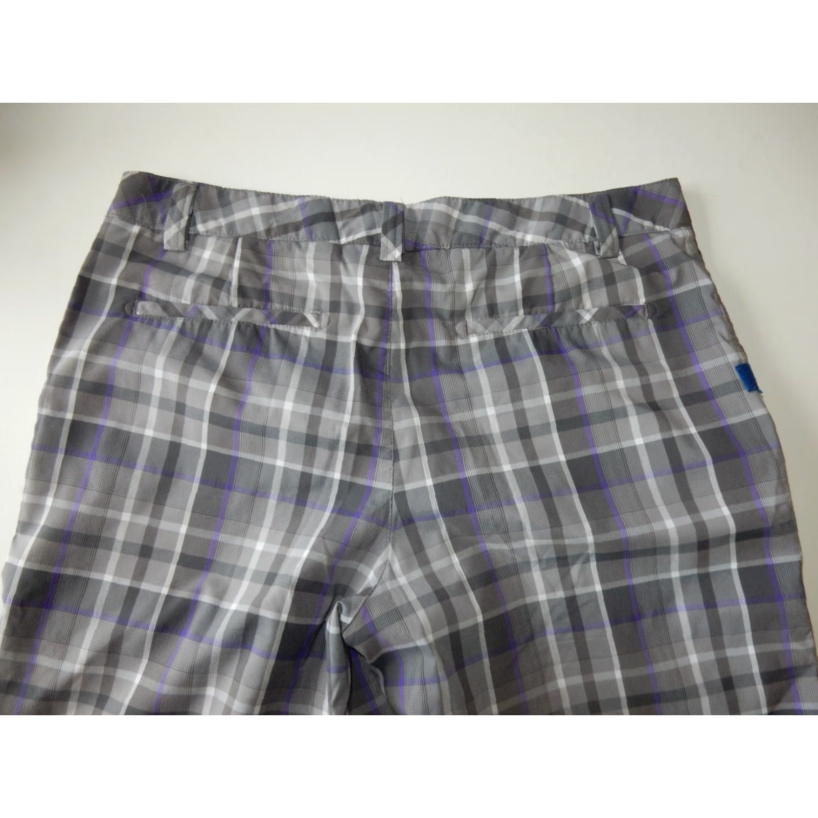 Puma PUMA Men's Golf Shorts Size 34 Gray Plaid Chino Polyester Regular Men 34 Size US 34 / EU 50 - 3 Thumbnail