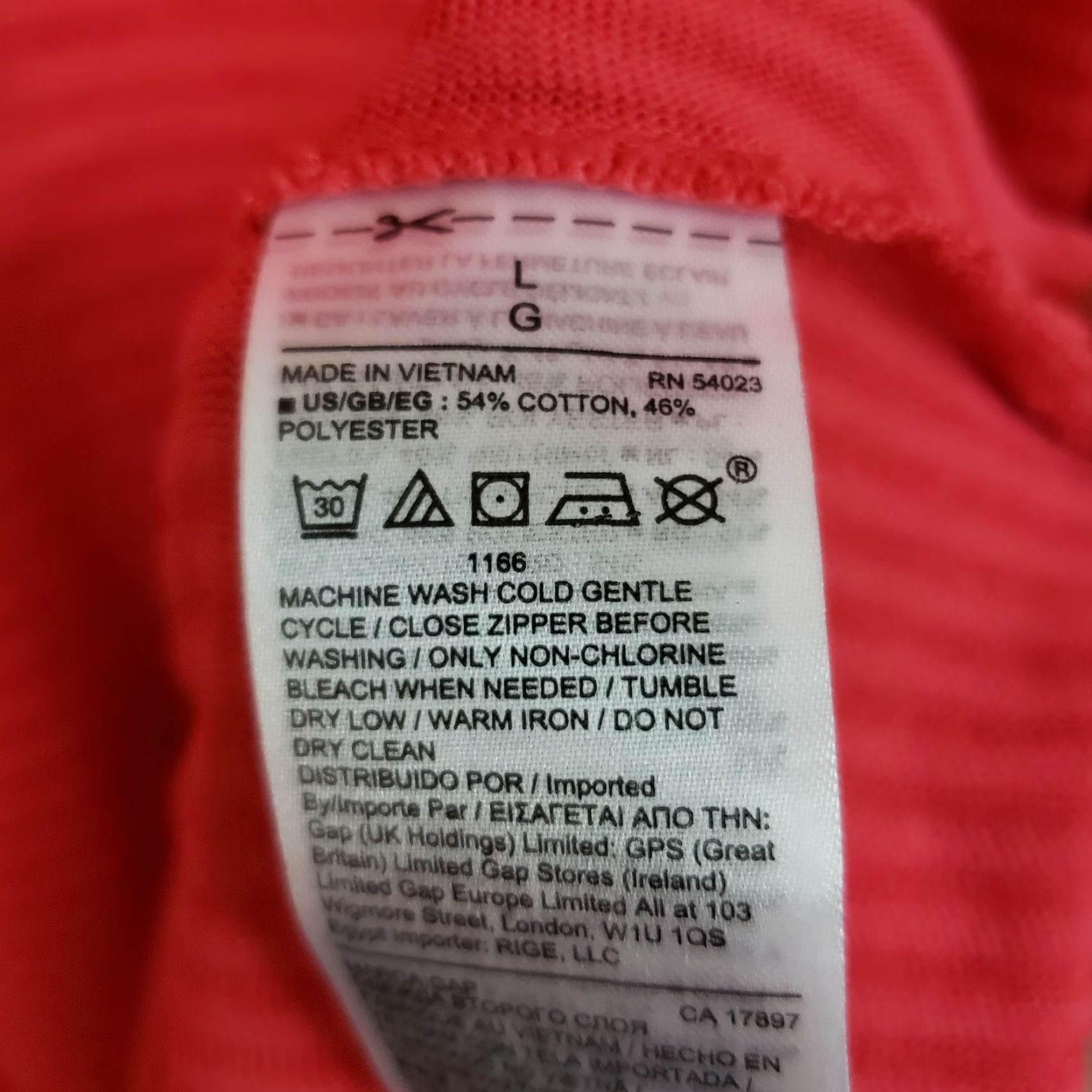 Gap Gap Womens Maternity Dress Sz Large Pink Short Sleeve Side Zips Cotton Blend Size 36" / US 14 / IT 50 - 6 Thumbnail