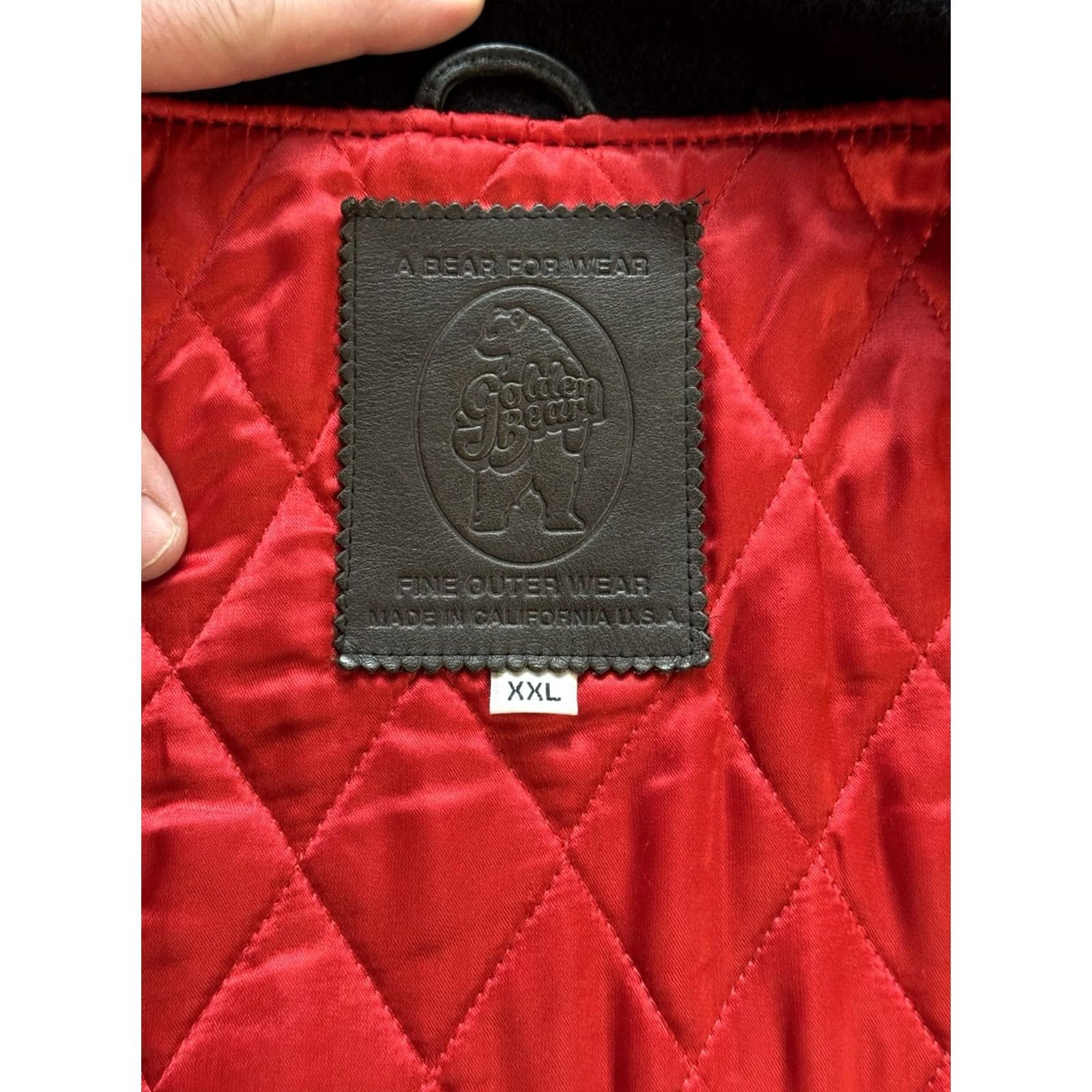 Golden Bear VINTAGE Golden Bear St. Idea Malt Liquor Varsity Jacket Leather Wool Rap 2XL Men Size US XXL / EU 58 / 5 - 6 Thumbnail