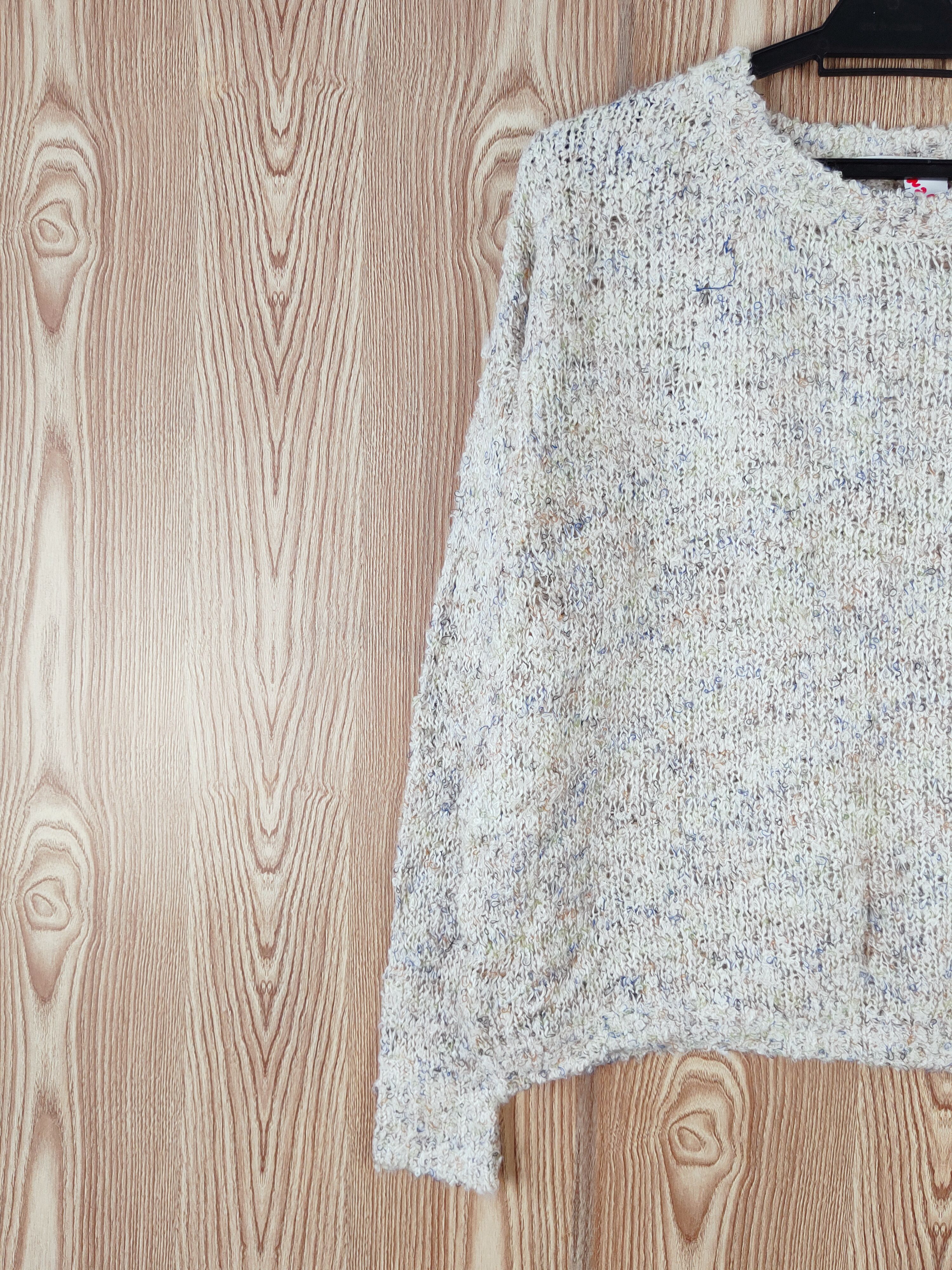 Japanese Brand × Vintage Lemiore Beige Knitwear Sweatshirts #W251 Size M / US 6-8 / IT 42-44 - 3 Thumbnail