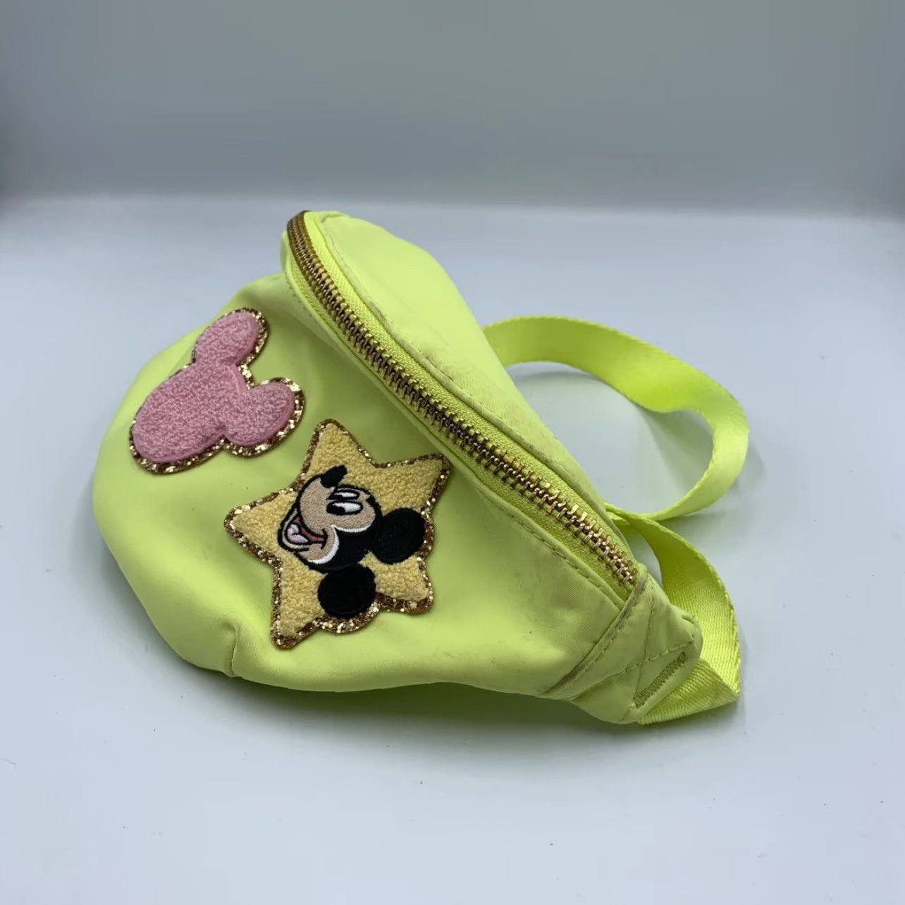 Vintage Stoney Clover Fanny Pack Womens Green Disney Themed Patches Adjustable Belt Bag Size ONE SIZE - 3 Thumbnail