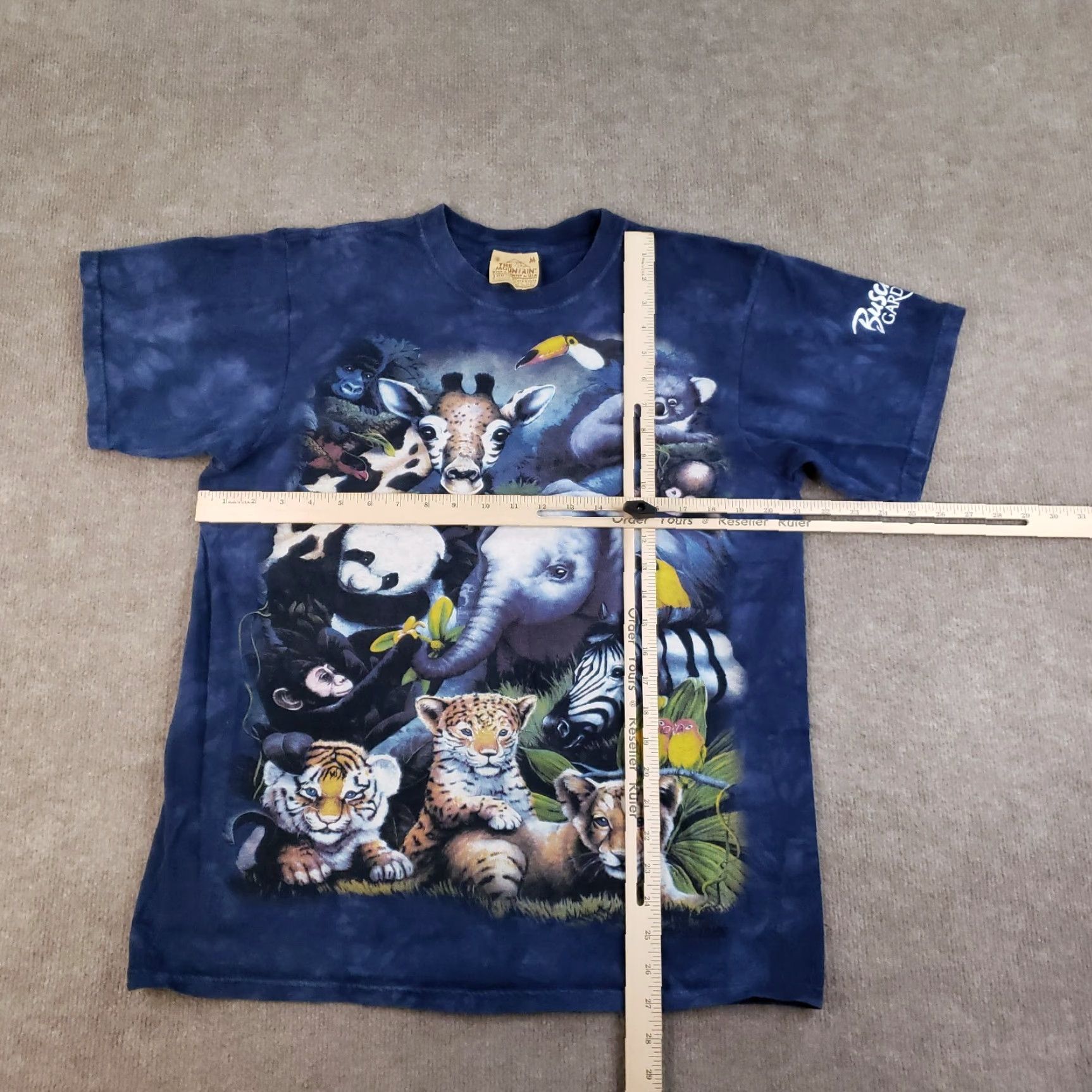 The Mountain VINTAGE The Mountain Shirt Mens Medium Blue Tie Dye Panda Elephant Animals Nature Size US M / EU 48-50 / 2 - 3 Thumbnail