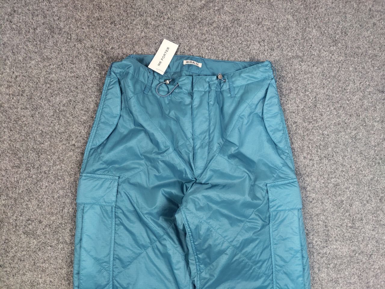 Auralee 💙 NEW Rare Auralee Japan quilted Blue Cargo Baggy Pants Size US 34 / EU 50 - 8 Thumbnail