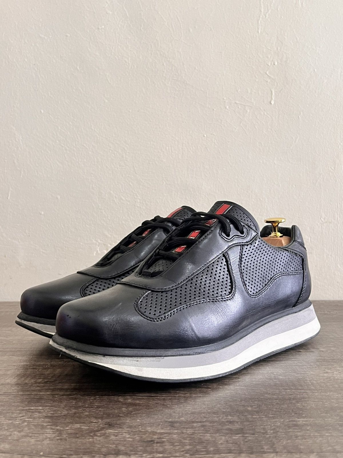 Prada Americas Cup Platform Sneakers Size US 7 / EU 40 - 9 Thumbnail