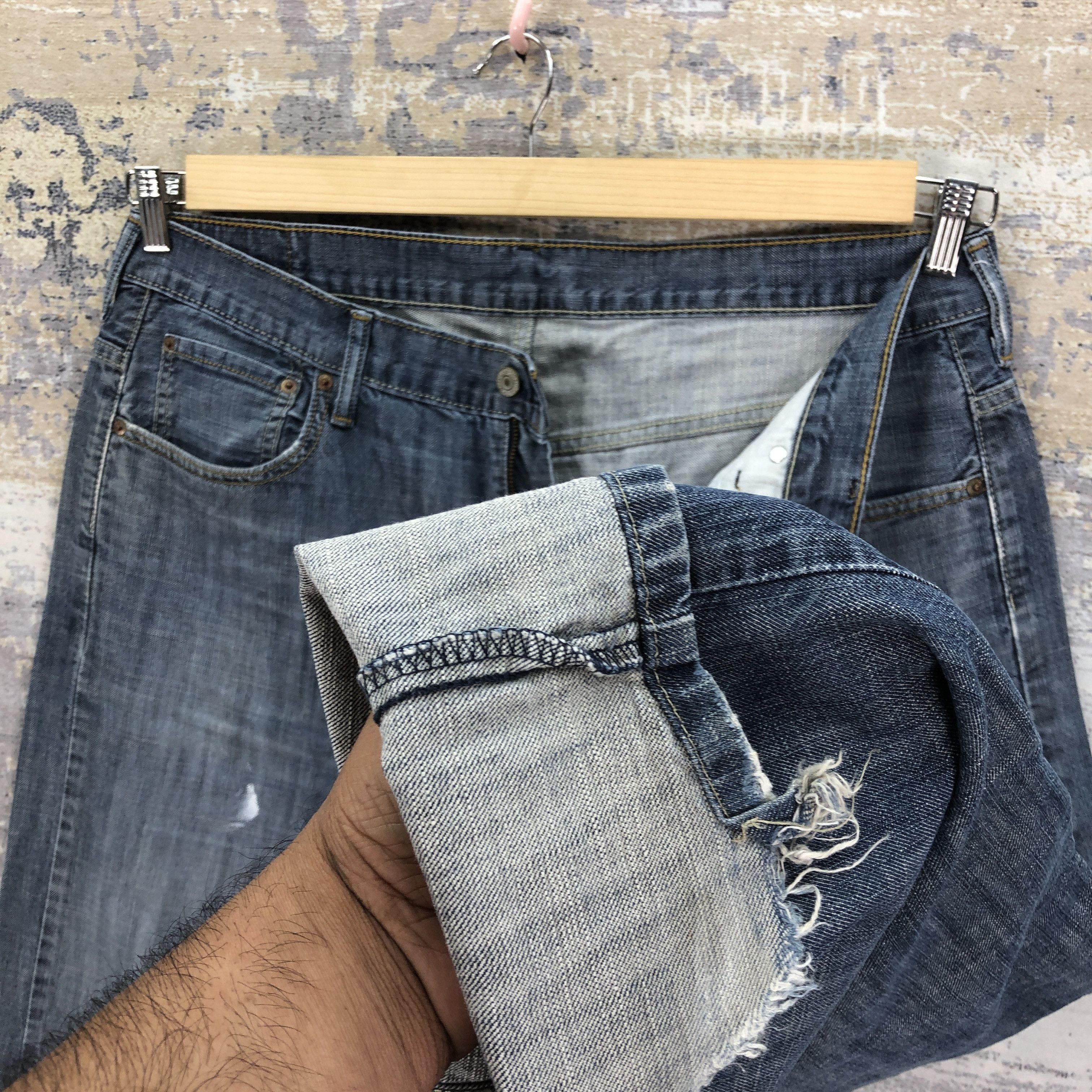Levi's Vintage Y2K Levis 569 Baggy Loose Jeans Levi's Faded Denim Size US 38 / EU 54 - 8 Thumbnail