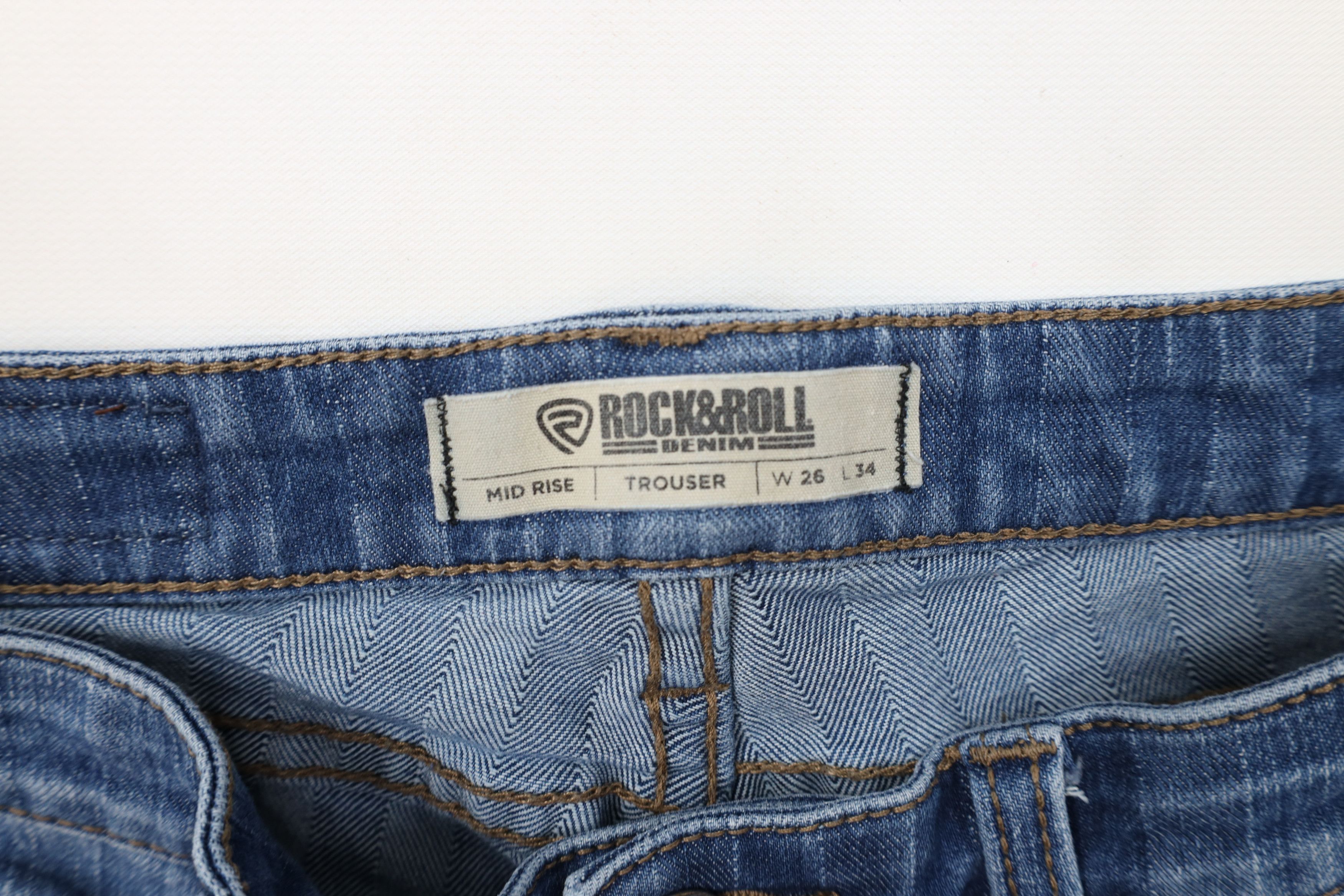 Vintage Vintage Y2K Streetwear Stretch Babydoll Bell Bottoms Jeans Size 26" / US 2 / IT 38 - 7 Thumbnail