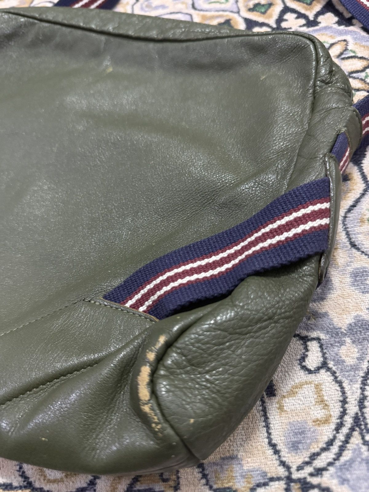 Jean Paul Gaultier Vintage Jean Paul gaultier patina leather sling bag Size ONE SIZE - 7 Thumbnail
