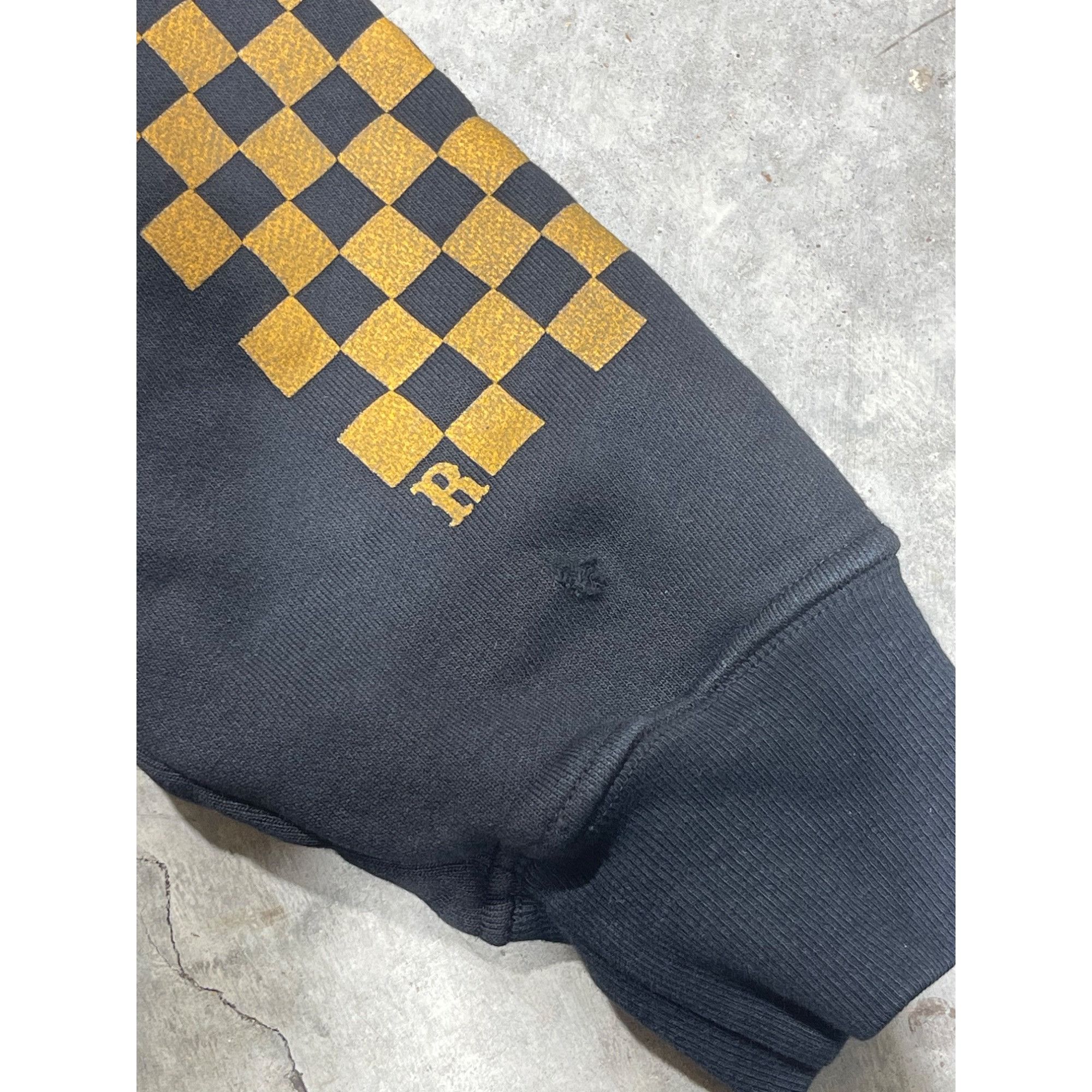 Rhude NEW RHUDE RHACER 3 BLACK/ORANGE HOODIE SZ LARGE Size US L / EU 52-54 / 3 - 3 Thumbnail