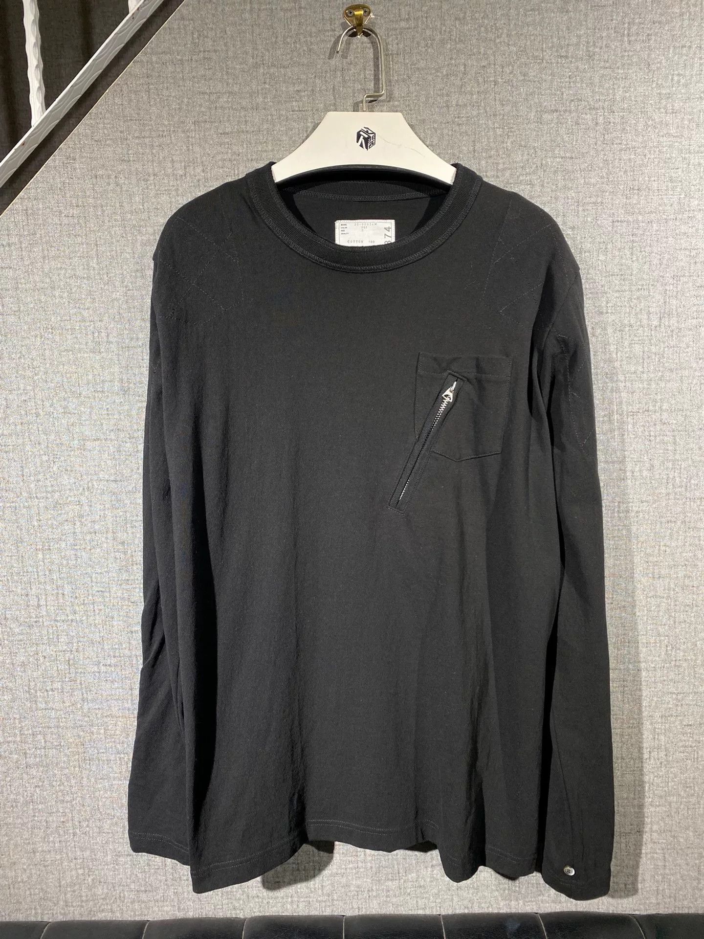 Sacai sacai men's long sleeve t-shirt sweatshirt Size US L / EU 52-54 / 3 - 1 Thumbnail