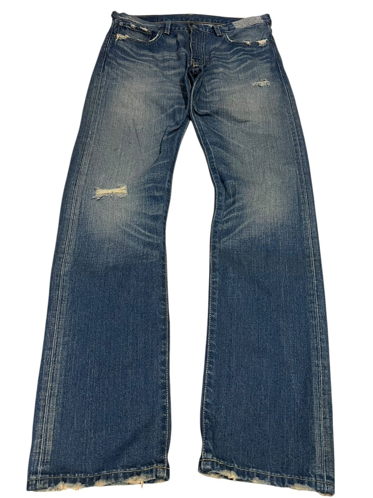 If Six Was Nine × Levi's × Levi's Vintage Clothing 🌈Vintage Levis 505 Distressed Faded Jeans Size US 32 / EU 48 - 1 Thumbnail