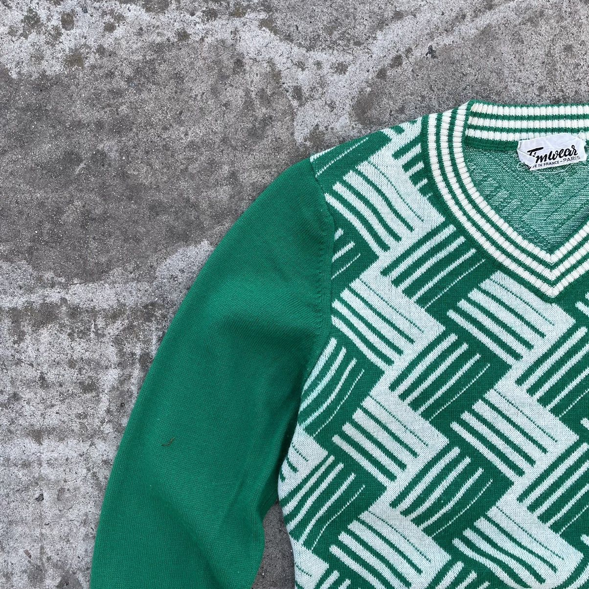 Japanese Brand × Vintage Vintage Japanese Style Knit Sweater Made In France Y2K Size M / US 6-8 / IT 42-44 - 6 Thumbnail