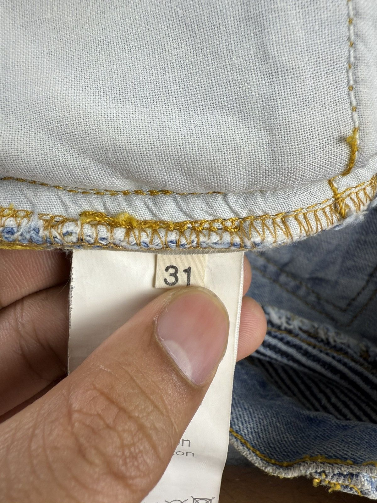 Balmain Balmain x Christophe Decarnin S/S’11 Biker Denim Size US 31 - 13 Thumbnail