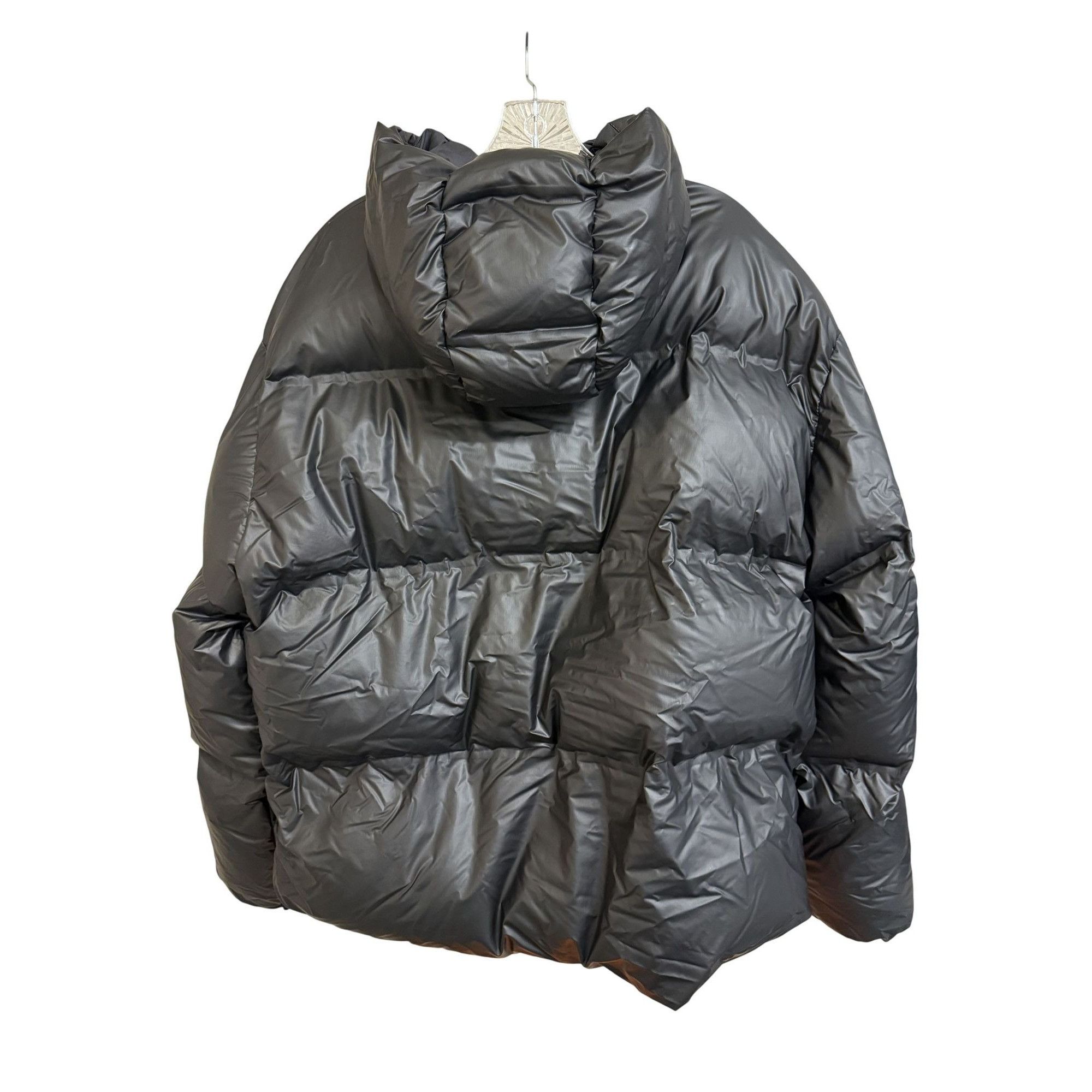 Prada Prada XL Black Hooded Puffer Jacket With Graphene Padding Te Size US XL / EU 56 / 4 - 2 Thumbnail