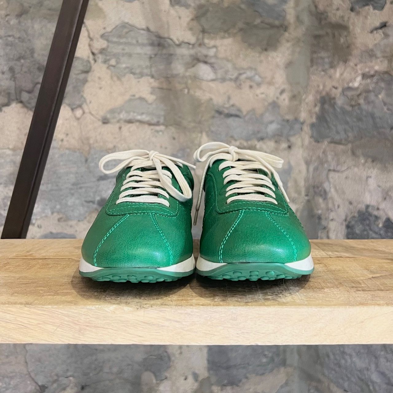 Tod's Tod's Green Leather Sneakers Size US 7 / EU 40 - 5 Thumbnail