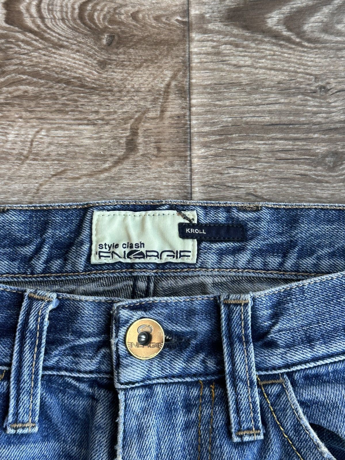 Energie 🔥 Energie Vintage Denim Jeans Pants Y2K Miss Sixty Italy Size US 33 - 5 Thumbnail