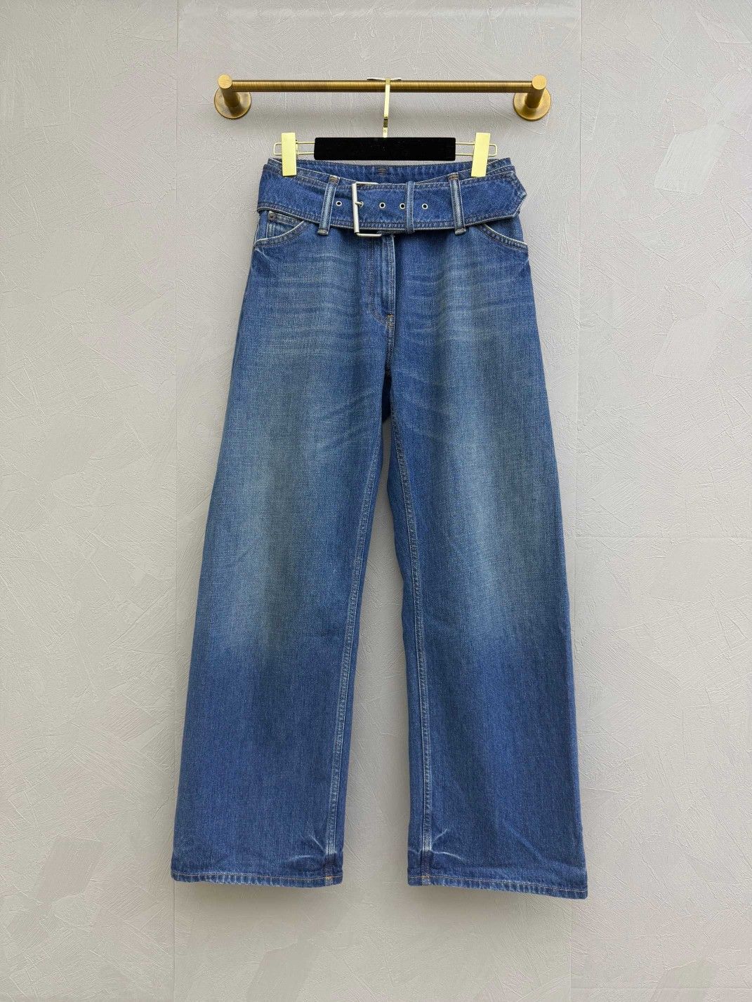 Acne Studios Acne Studios Belted Wide Leg Jeans Size 32 Size 24" / US 00 / IT 34 - 1 Thumbnail