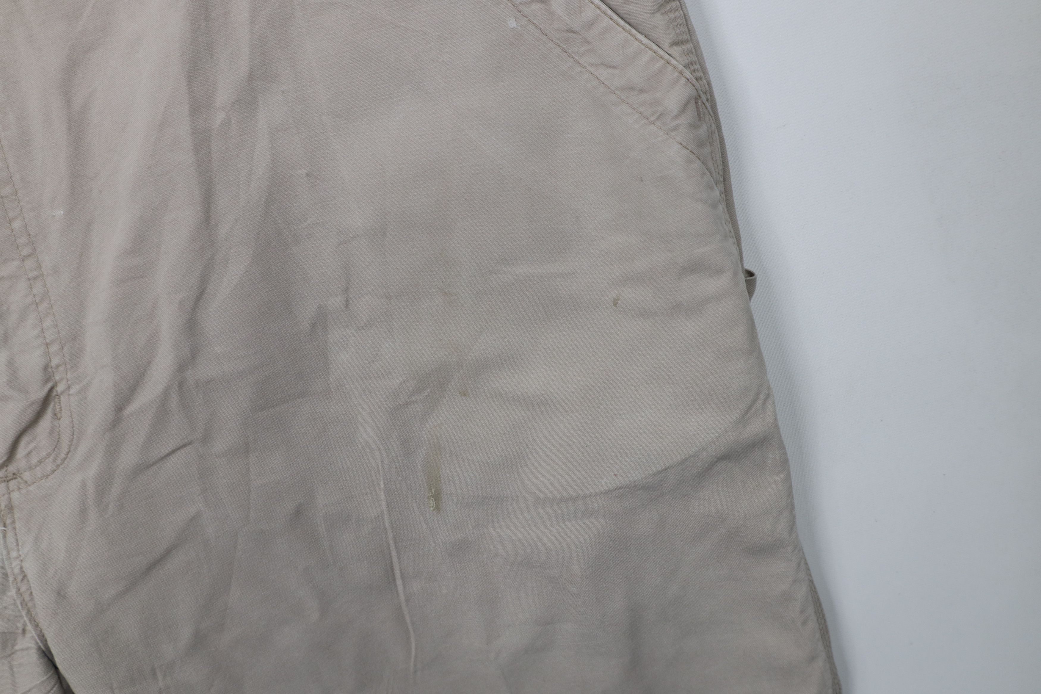 Carhartt × Vintage Vintage Y2K Carhartt Original Fit Wide Leg Pants Beige Tan Size US 44 / EU 60 - 8 Thumbnail