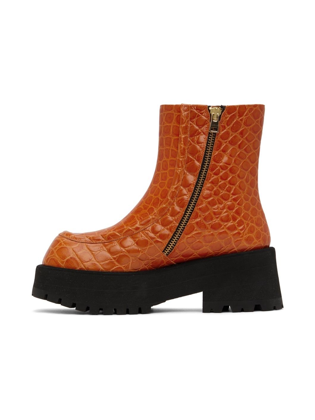 Marni o1y1025 Ankle Boots in Orange Size US 5 / IT 35 - 2 Thumbnail