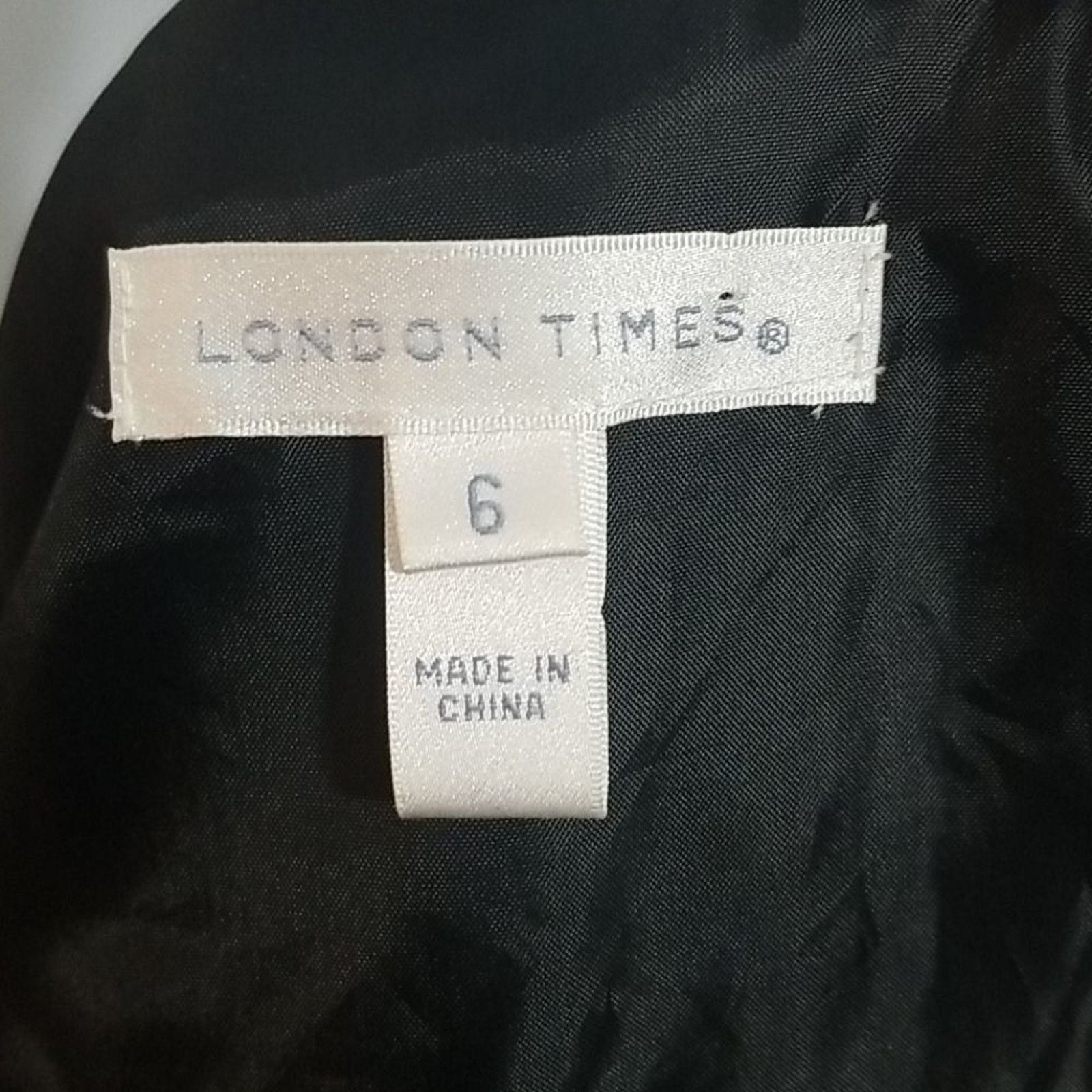Other London Times Black Rosette Dress Size M / US 6-8 / IT 42-44 - 5 Thumbnail