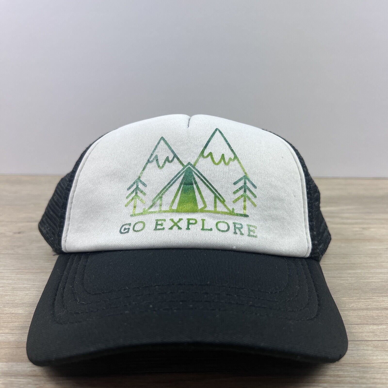 Other Go Explore Hat Snapback Hat Black Adjustable Hat Adult Fit B Size ONE SIZE - 2 Thumbnail