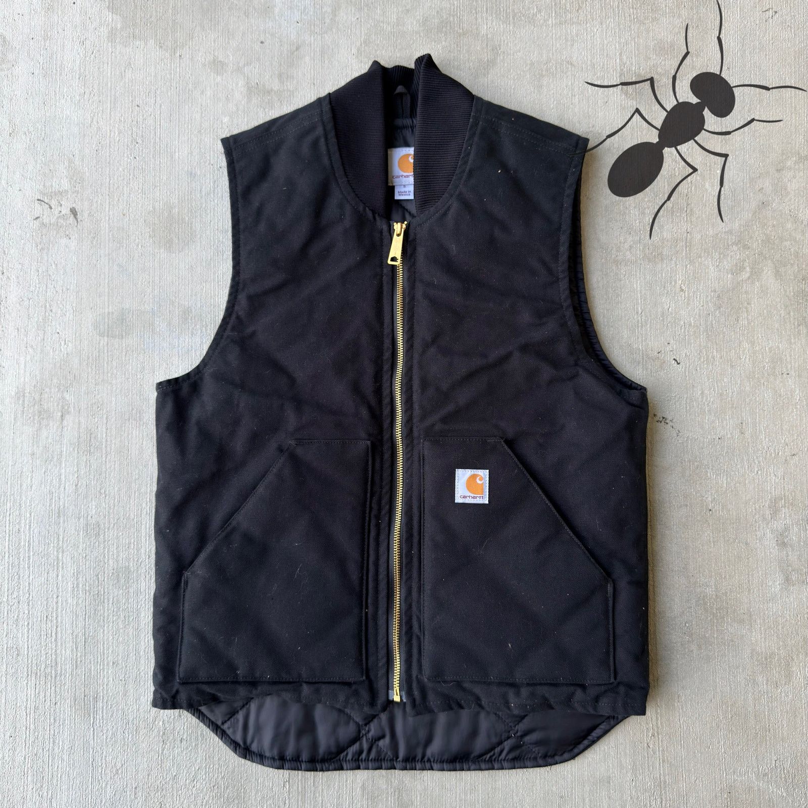 Carhartt × Vintage Carhartt V01 black work wear vest Size US S / EU 44-46 / 1 - 1 Thumbnail