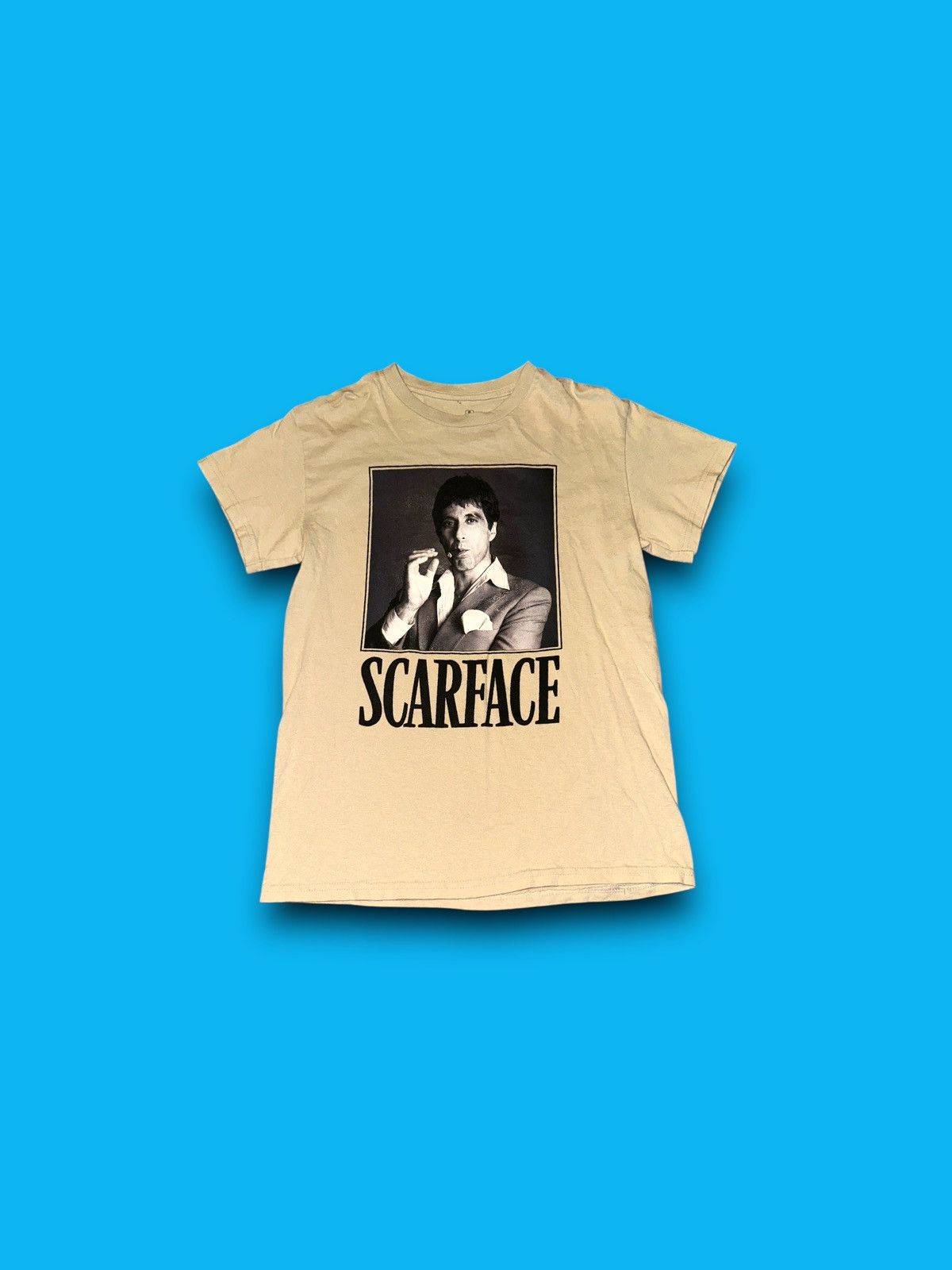 Other SCARFACE Tony Montana Men's small beige T- Shirt Size US S / EU 44-46 / 1 - 1 Thumbnail