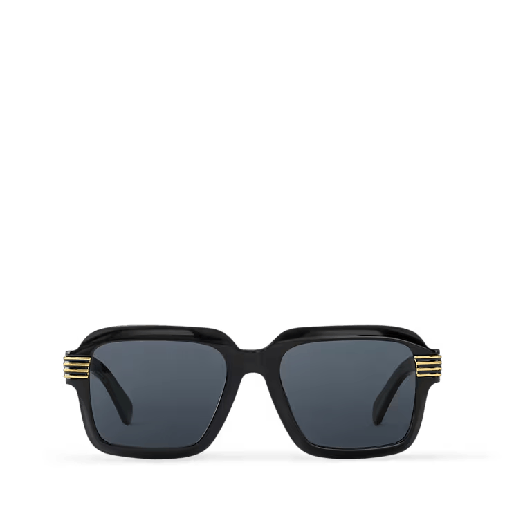 LV Slide Large Square Round Sunglasses