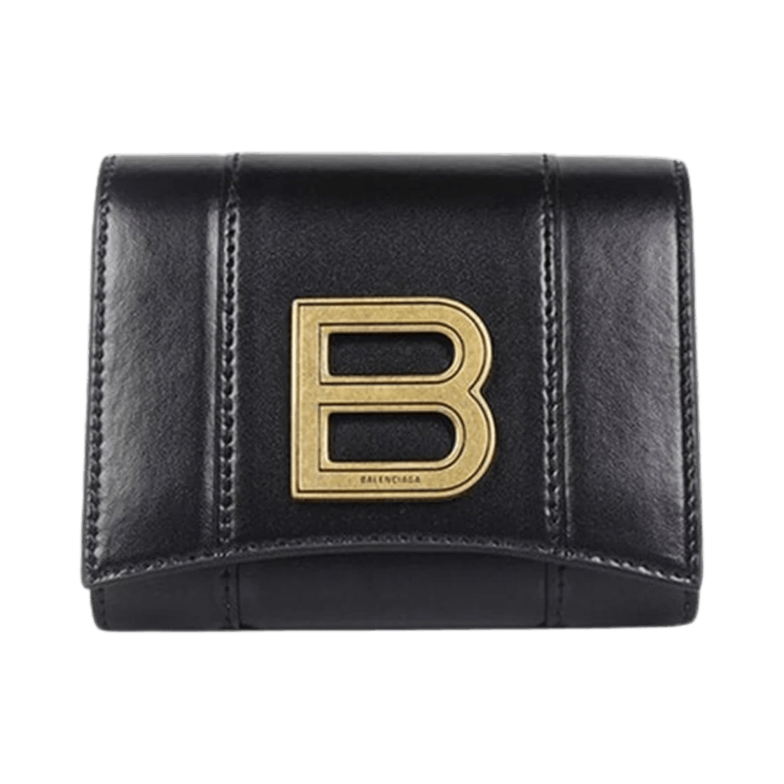 Balenciaga o1la1rc1a0226 Size: OS / Hourglass Compact Wallet In Black Size ONE SIZE - 1 Preview