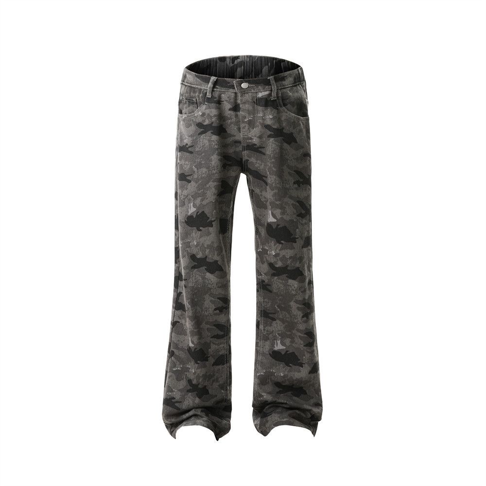 Vintage American retro casual loose men's camouflage jeans Size US 32 / EU 48 - 1 Thumbnail