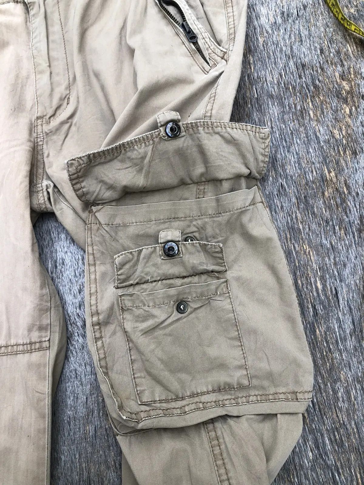 Japanese Brand × Vintage Vintage Cargo Pants 8 Pocket Rare Design Size US 36 / EU 52 - 6 Thumbnail