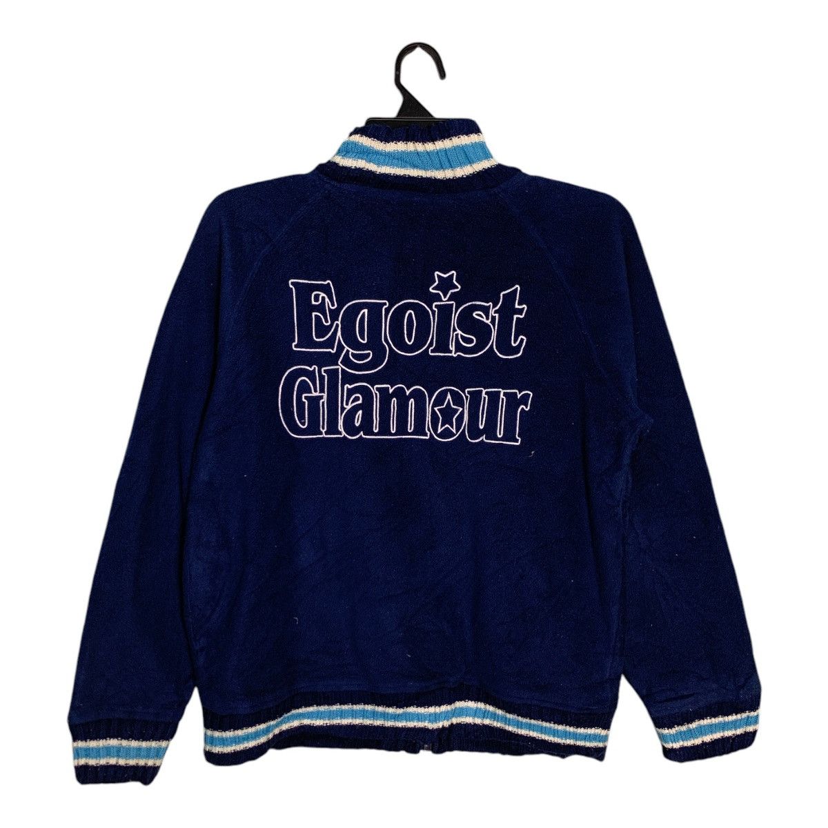 Japanese Brand × Other Rare Design Vintage Egoist Glamour Fleece Jacket Size S / US 4 / IT 40 - 1 Thumbnail