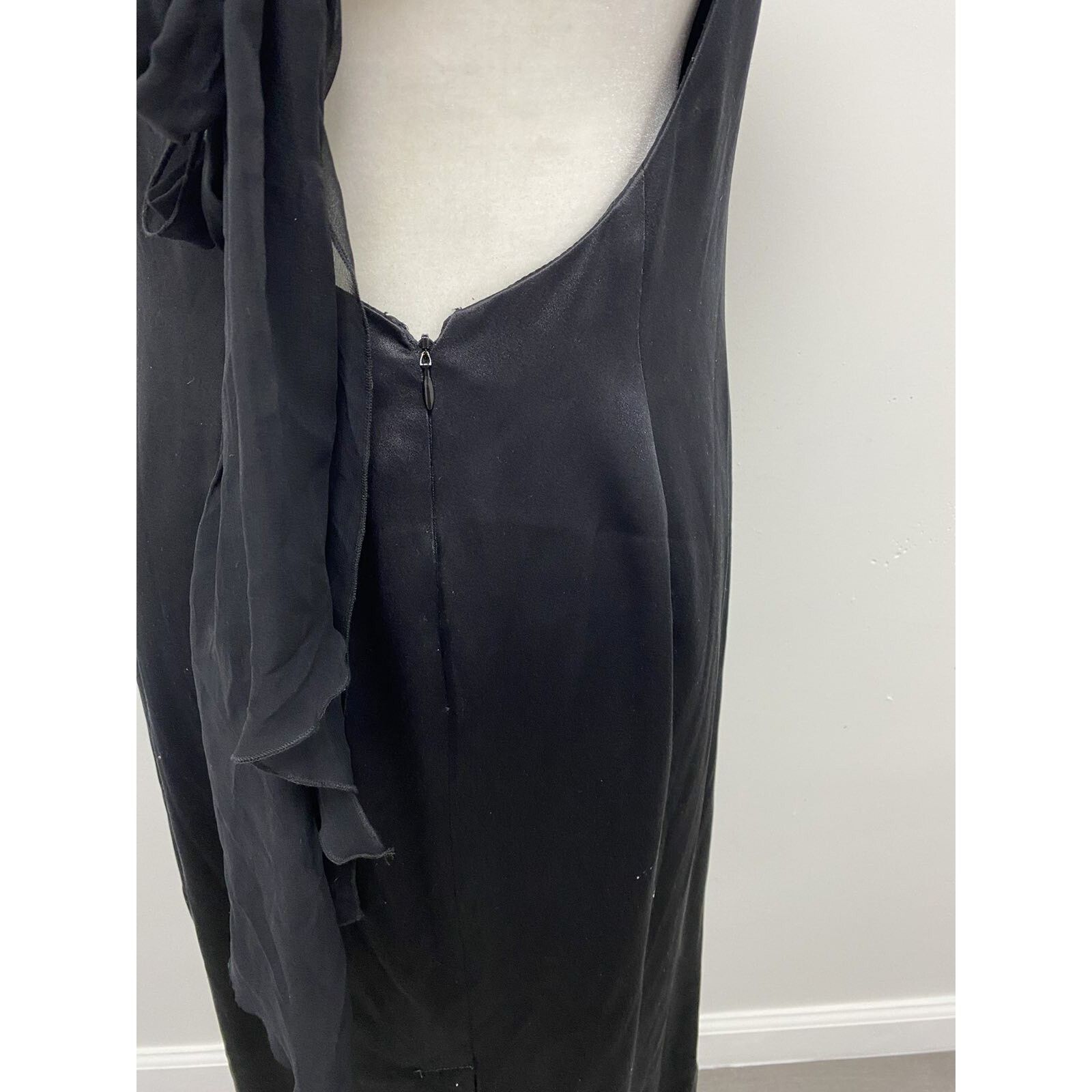 Dana Lee Dina Bar-el Balgown Cocktail Dress USA made Black 12 A000622 Size XL / US 12-14 / IT 48-50 - 9 Thumbnail