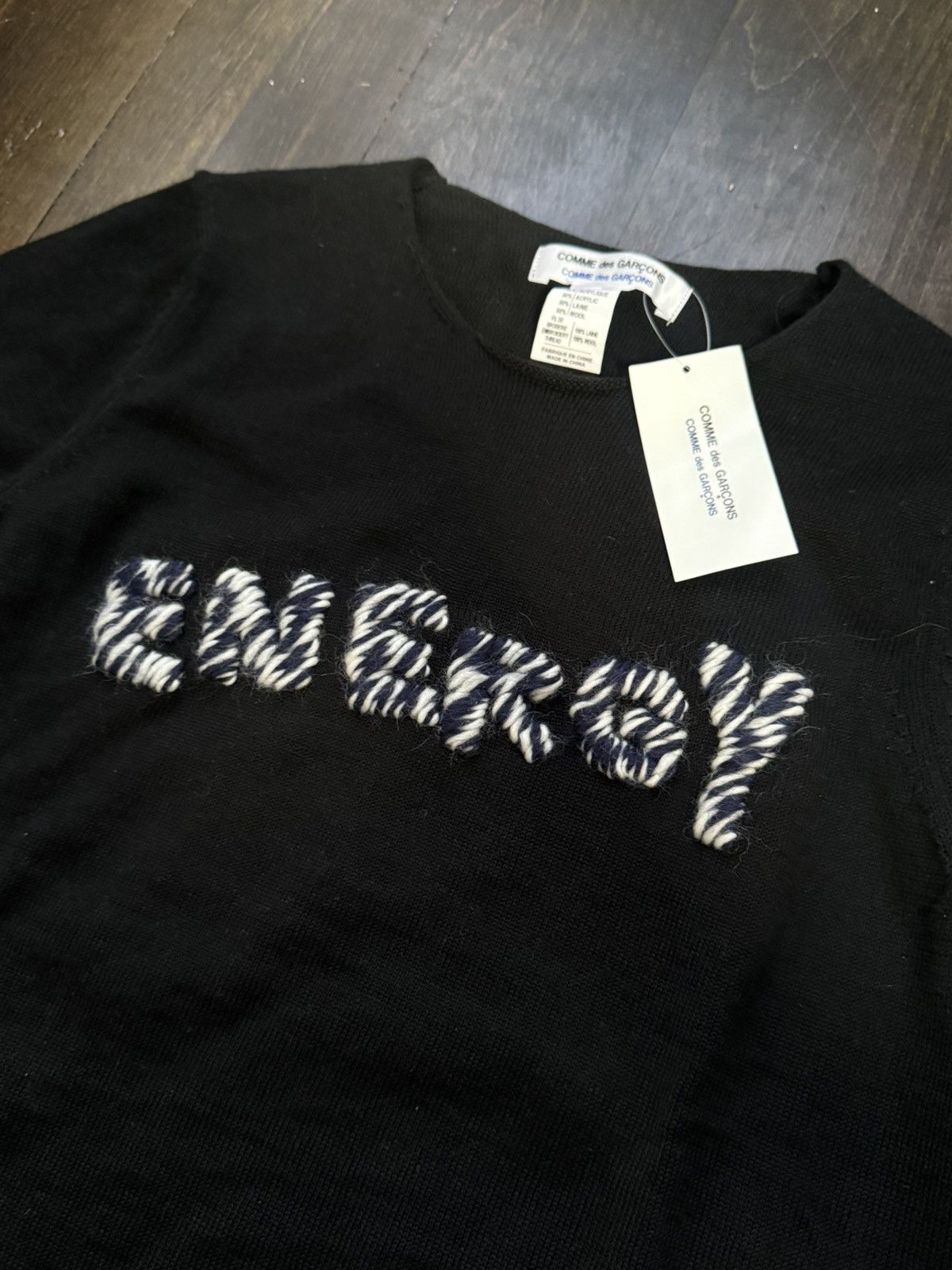 Comme des Garcons CDG Energy Knit Sweater Size US L / EU 52-54 / 3 - 4 Thumbnail