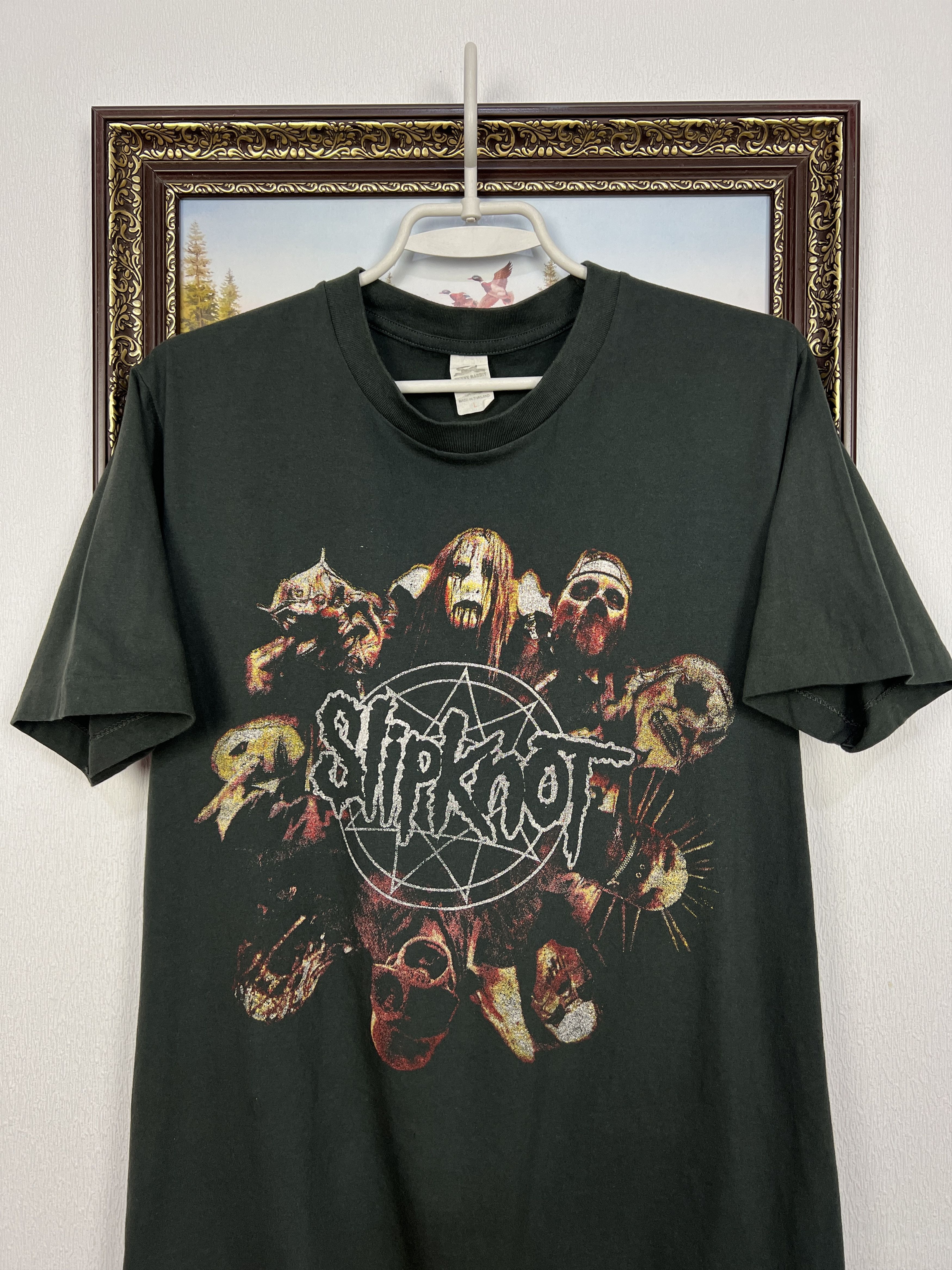 Vintage Vintage Slipknot Iowa Band Shirt Over Print Rare Big Logo Size US M / EU 48-50 / 2 - 4 Thumbnail