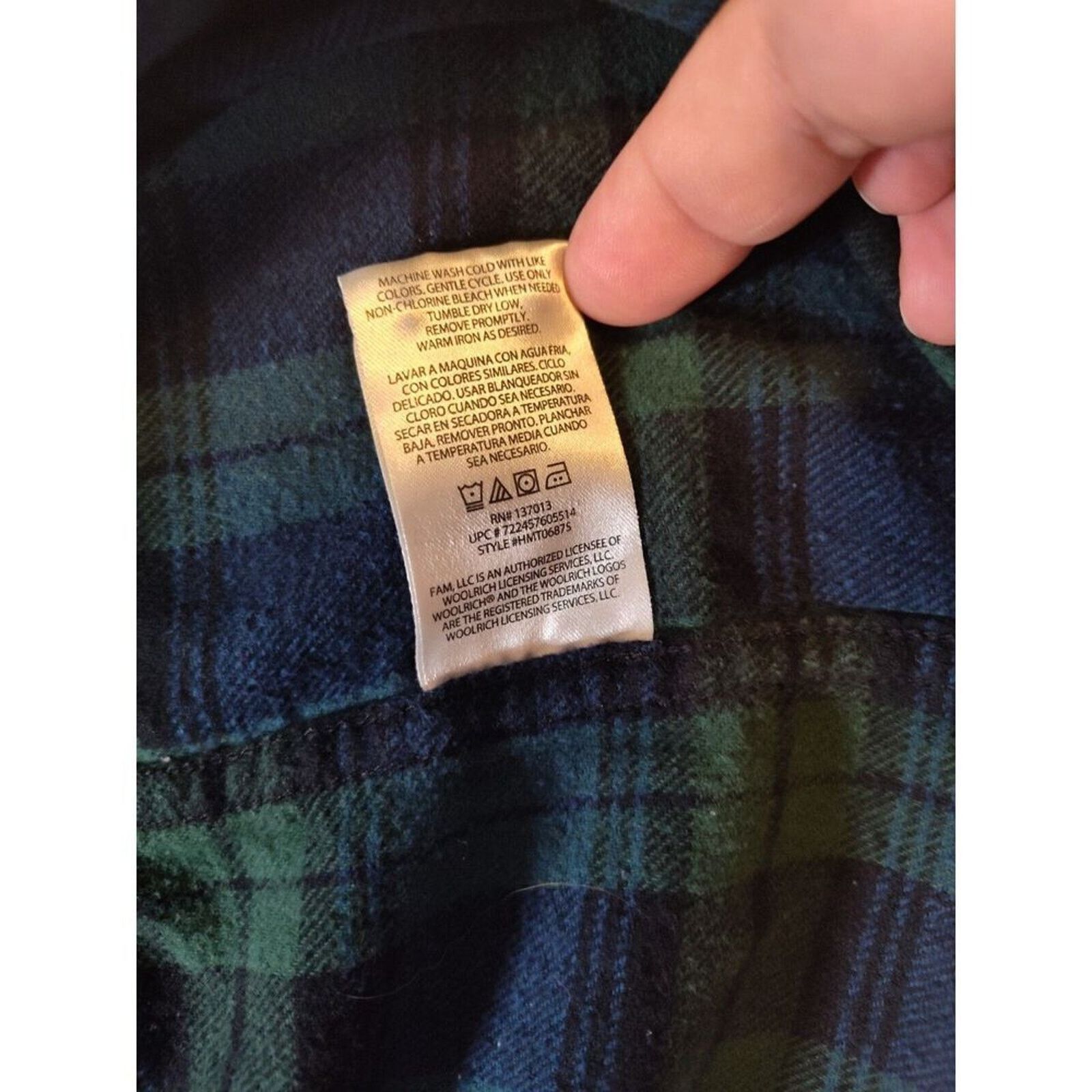 Woolrich Woolen Mills Woolrich Heavy Weight Plaid Flannel Mens Size Large Size US L / EU 52-54 / 3 - 10 Thumbnail
