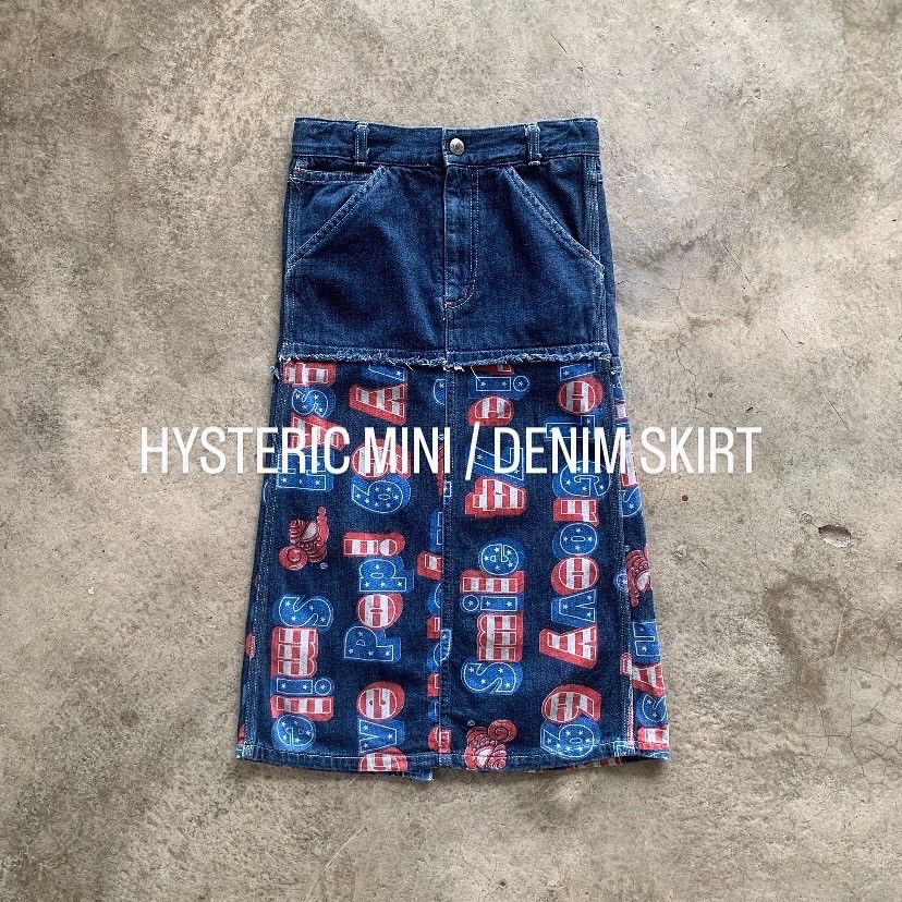 Hysteric Glamour HYSTERIC MINI Y2K PATCHWORK SKIRT Size 26" / US 2 / IT 38 - 1 Thumbnail