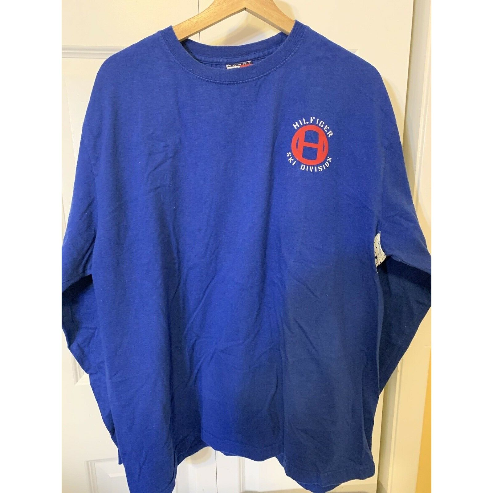 Tommy Hilfiger Vtg Tommy Hilfiger Men’s Sz XL Ski Division Long Sleeve T Sh Size US XL / EU 56 / 4 - 7 Thumbnail