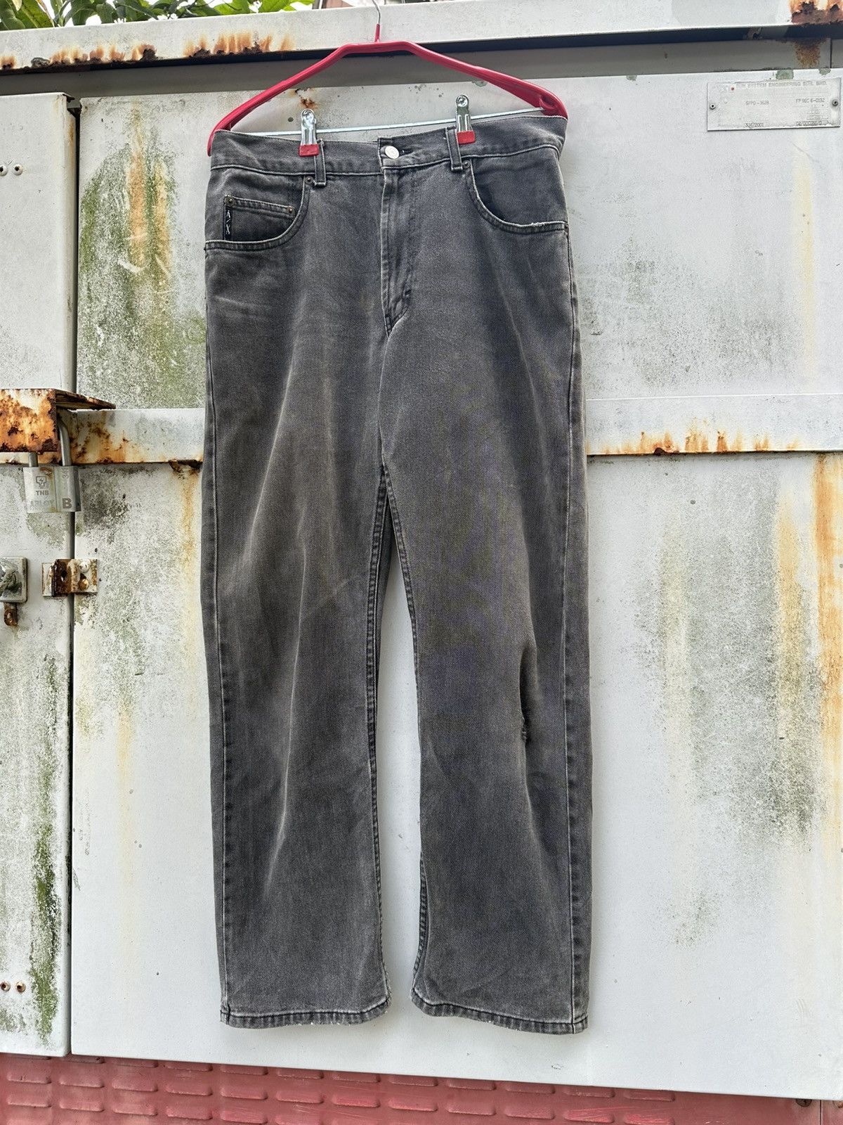 Armani Exchange 👹Vintage Armani Exchange Faded Straight Cut Jeans Size US 30 / EU 46 - 9 Thumbnail