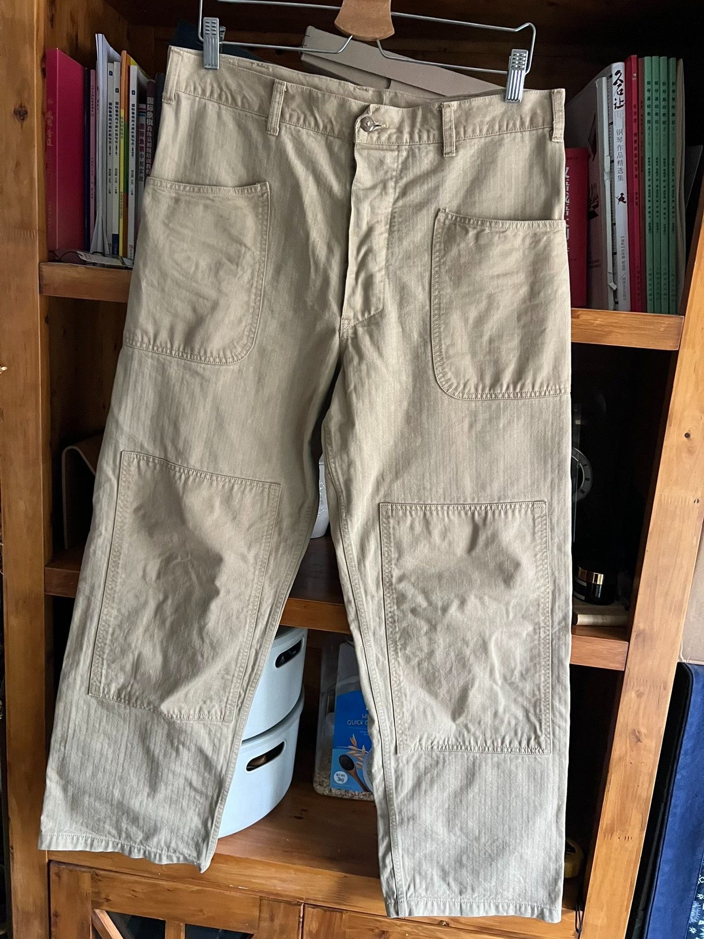 COLIMBO Colimbo Japanese Herringbone Military Deck Pants Size US 43 - 3 Thumbnail