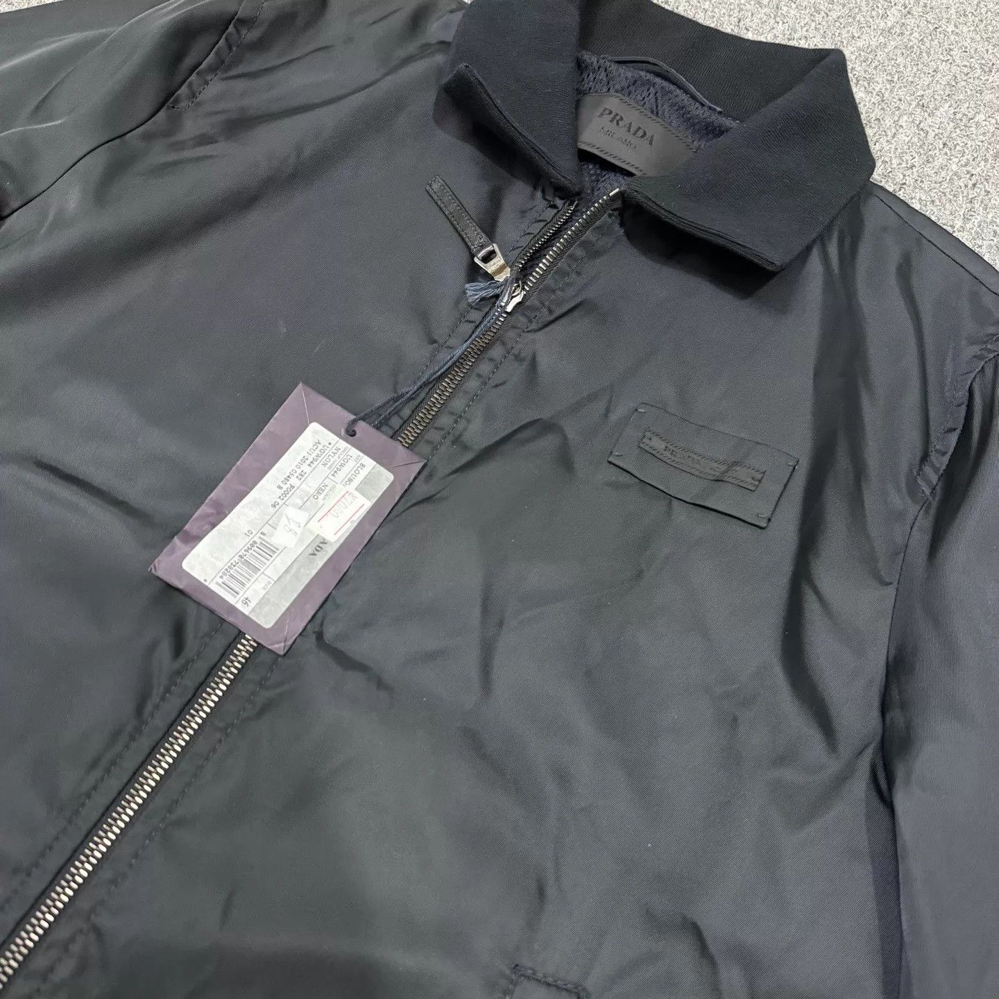 Prada Prada Black Nylon Jacket New w/ tags 46 Size US S / EU 44-46 / 1 - 3 Thumbnail