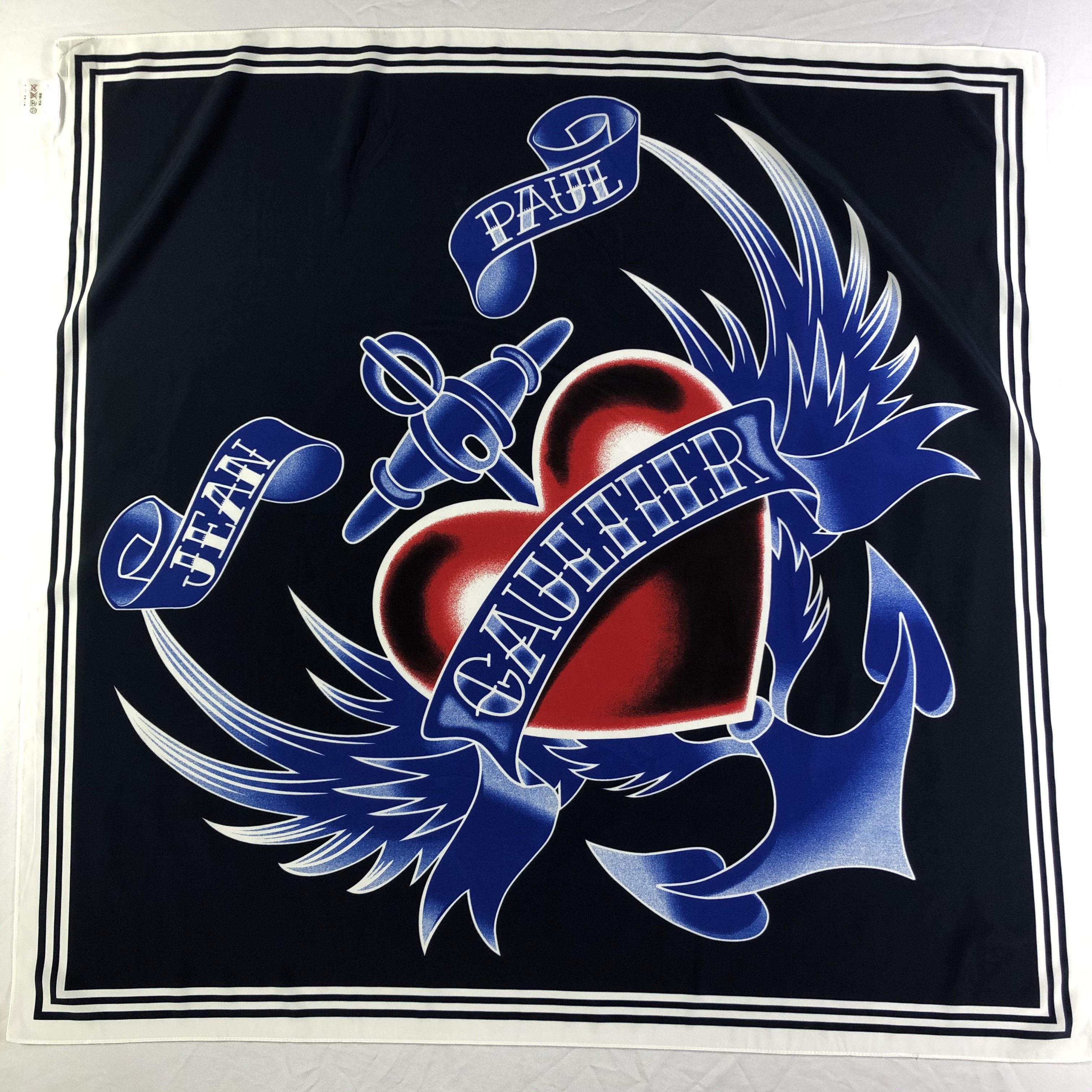Jean Paul Gaultier × Vintage Vintage Jean Paul Gaultier Silk Scarf Size ONE SIZE - 2 Thumbnail