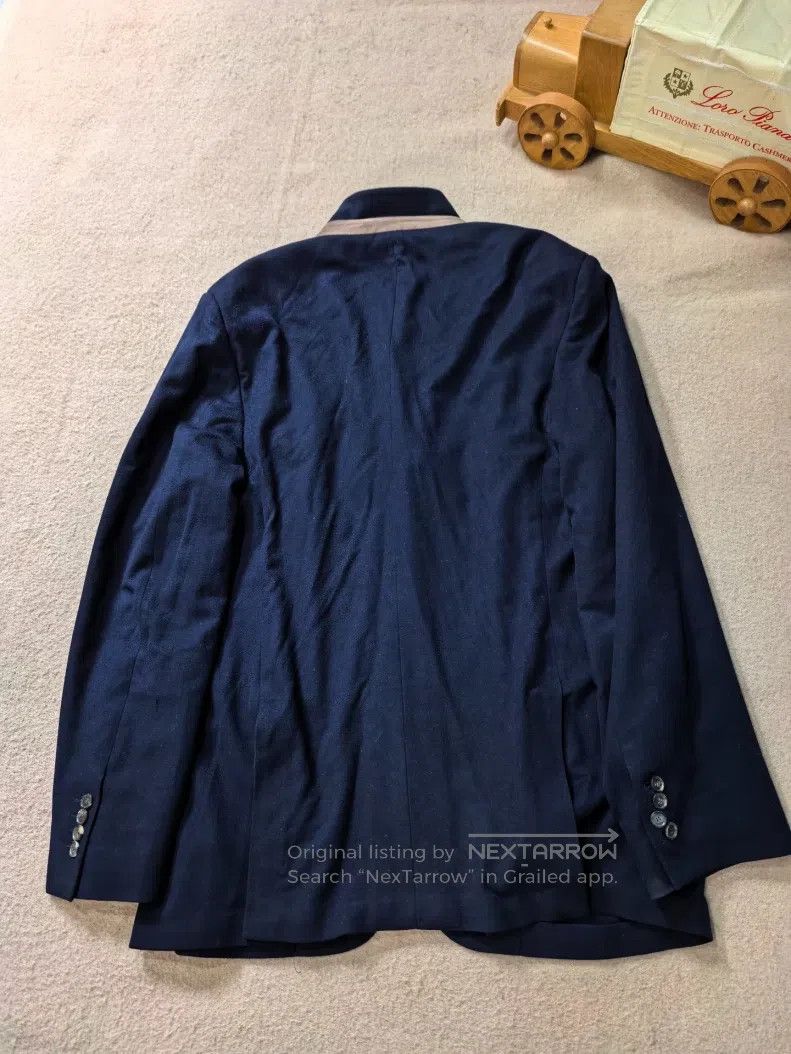 Loro Piana Loro Piana size 60 Lambswool Single Breasted Suit Jacket Size US XXS / EU 40 - 4 Thumbnail