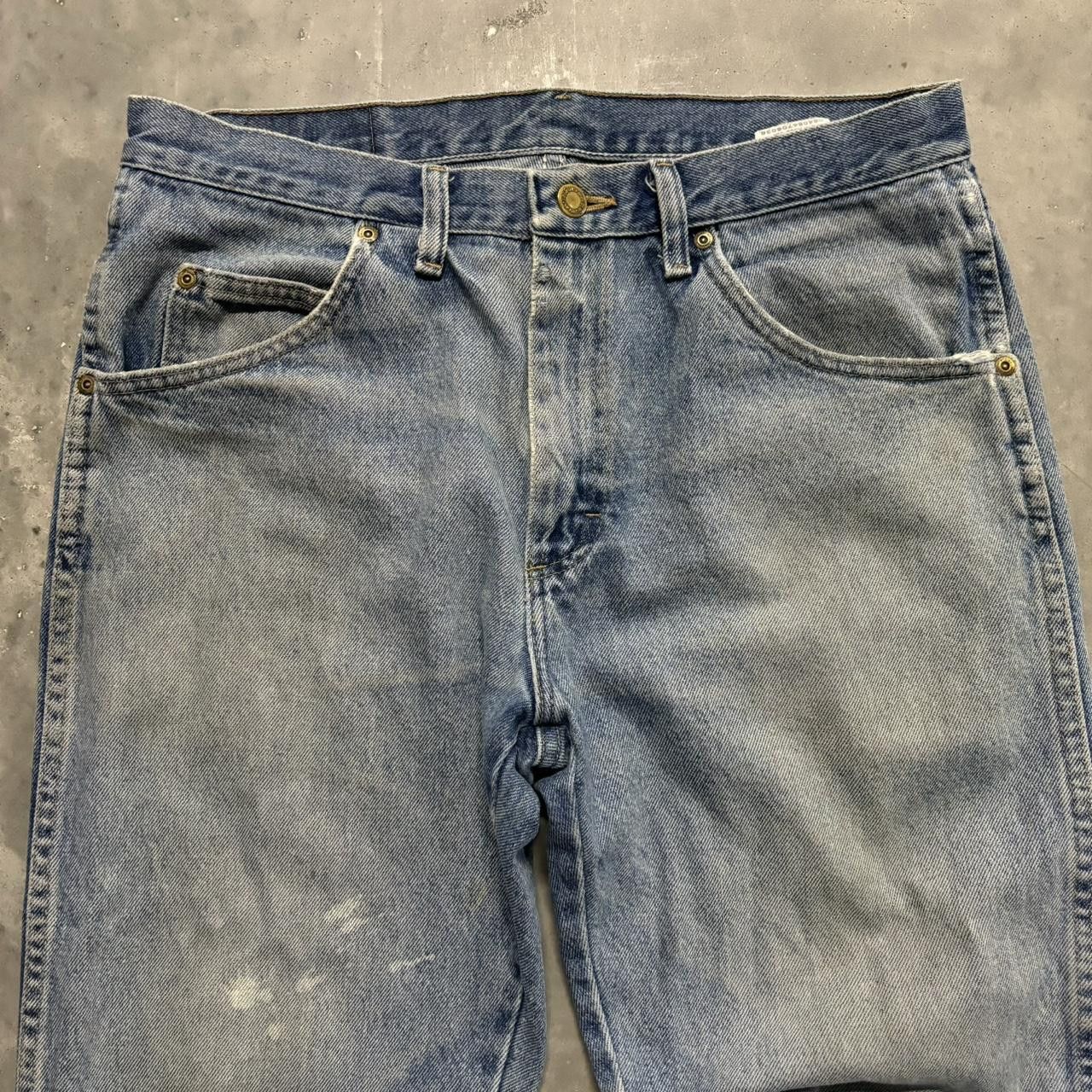 Japanese Brand Crazy Vintage Y2K/2000s Grunge Medium Wash Denim Jeans! Size US 32 / EU 48 - 5 Thumbnail