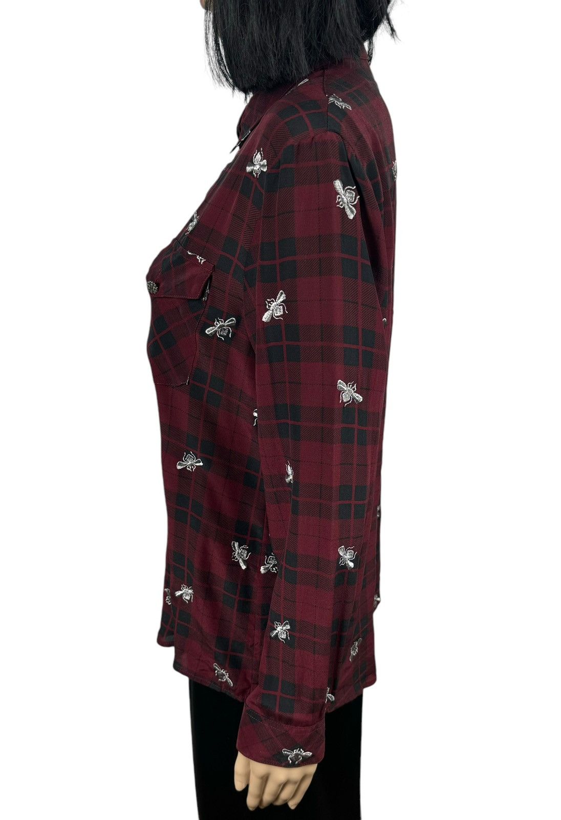 The Kooples The Kooples 100% Silk Shirt Embroidered Bee size M Size M / US 6-8 / IT 42-44 - 5 Thumbnail